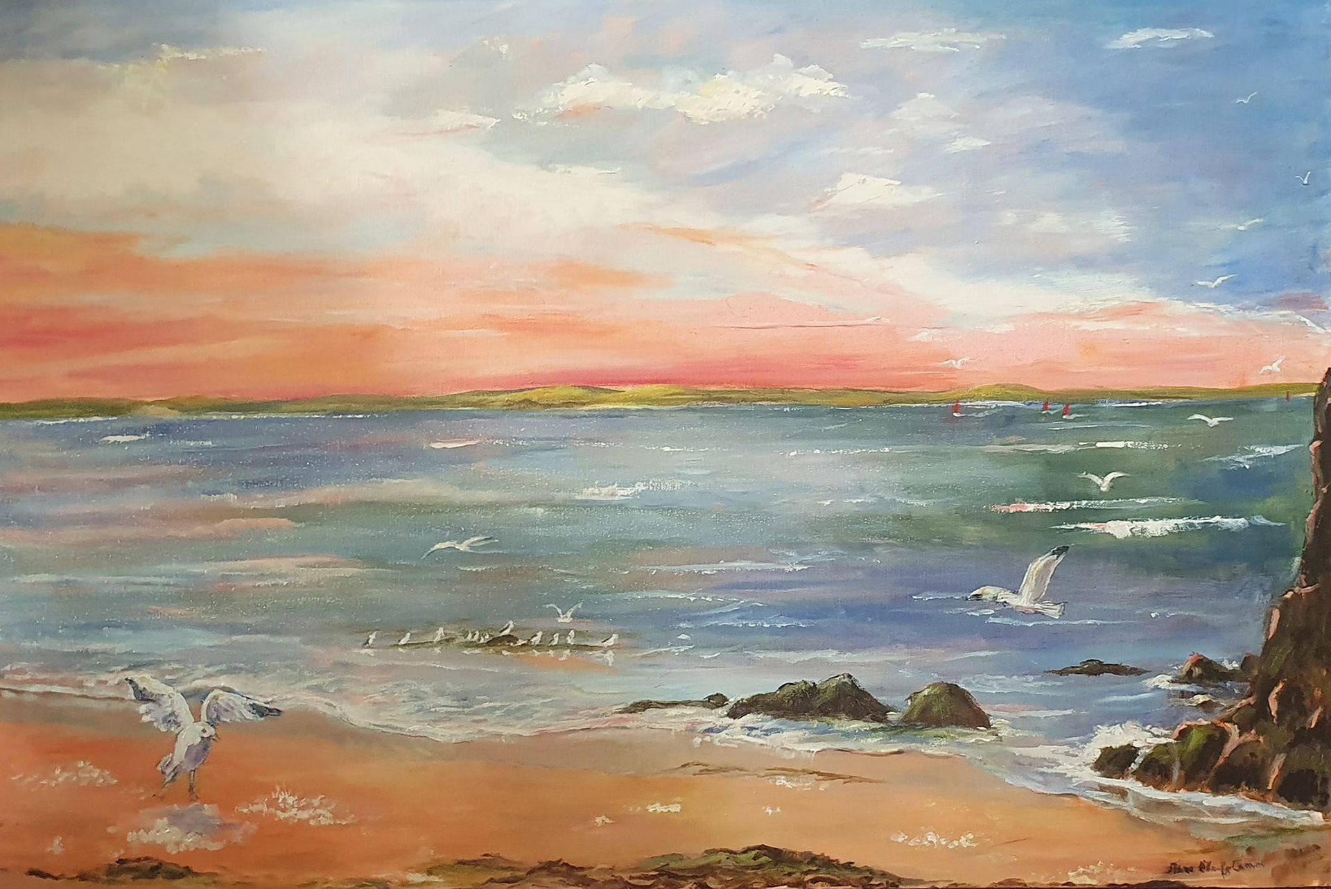 Early Birds, Woodstown 23.5" x 35.5" x €550 (unframed)