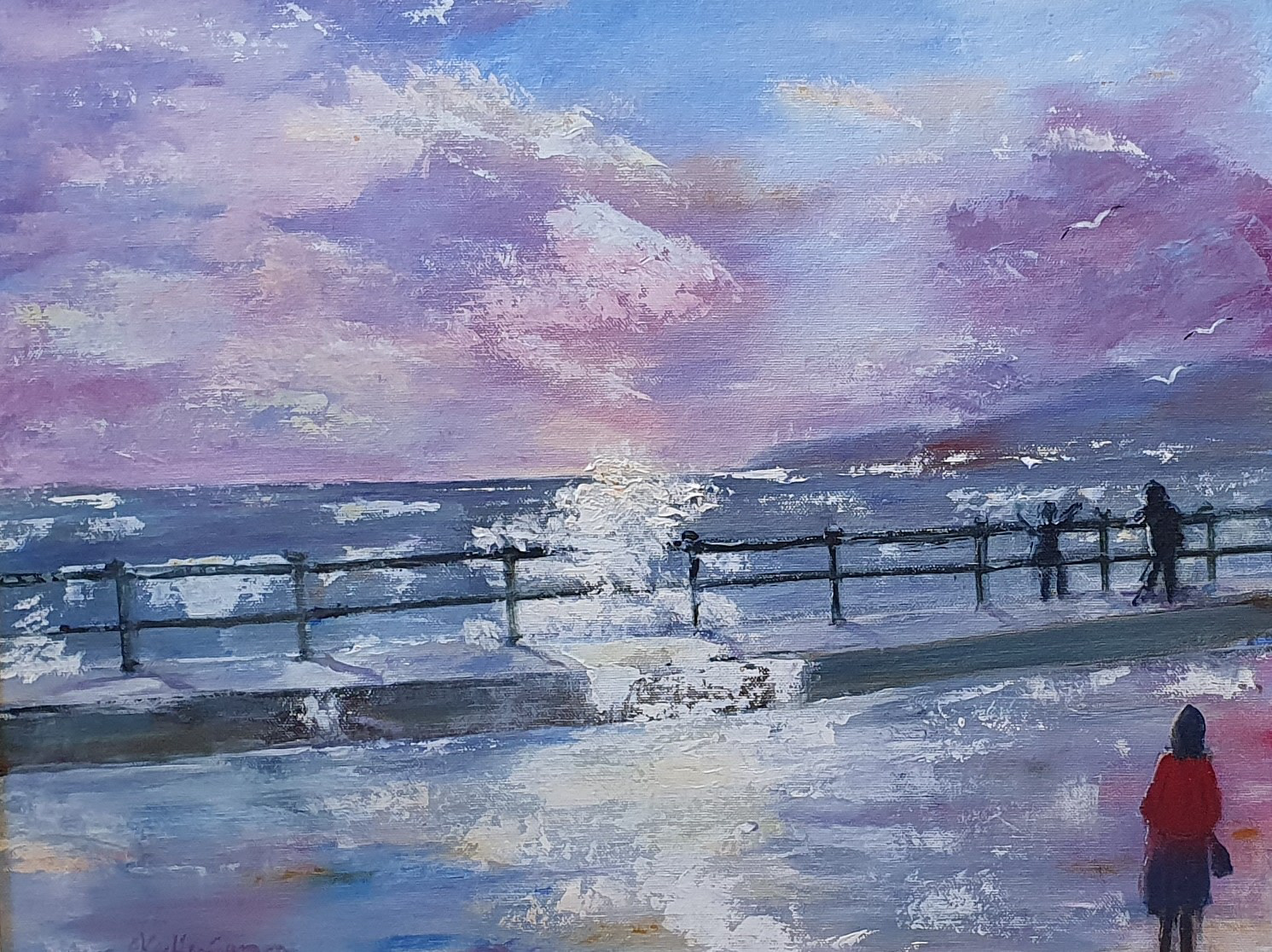 Whoosh, Tramore 24" x 20", €450 (framed)
