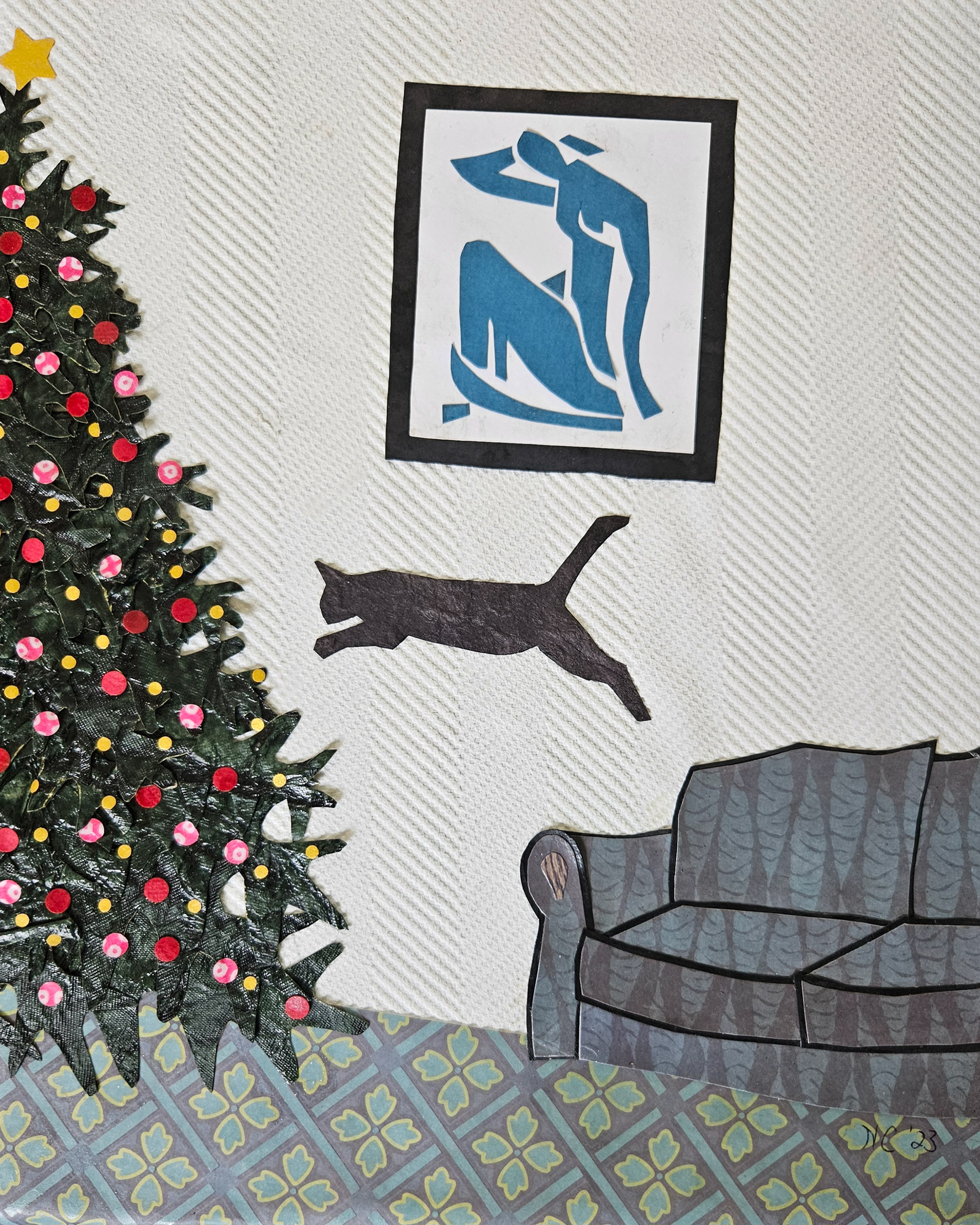 Christmas Chaos, 12" x 10"€35 (unframed)