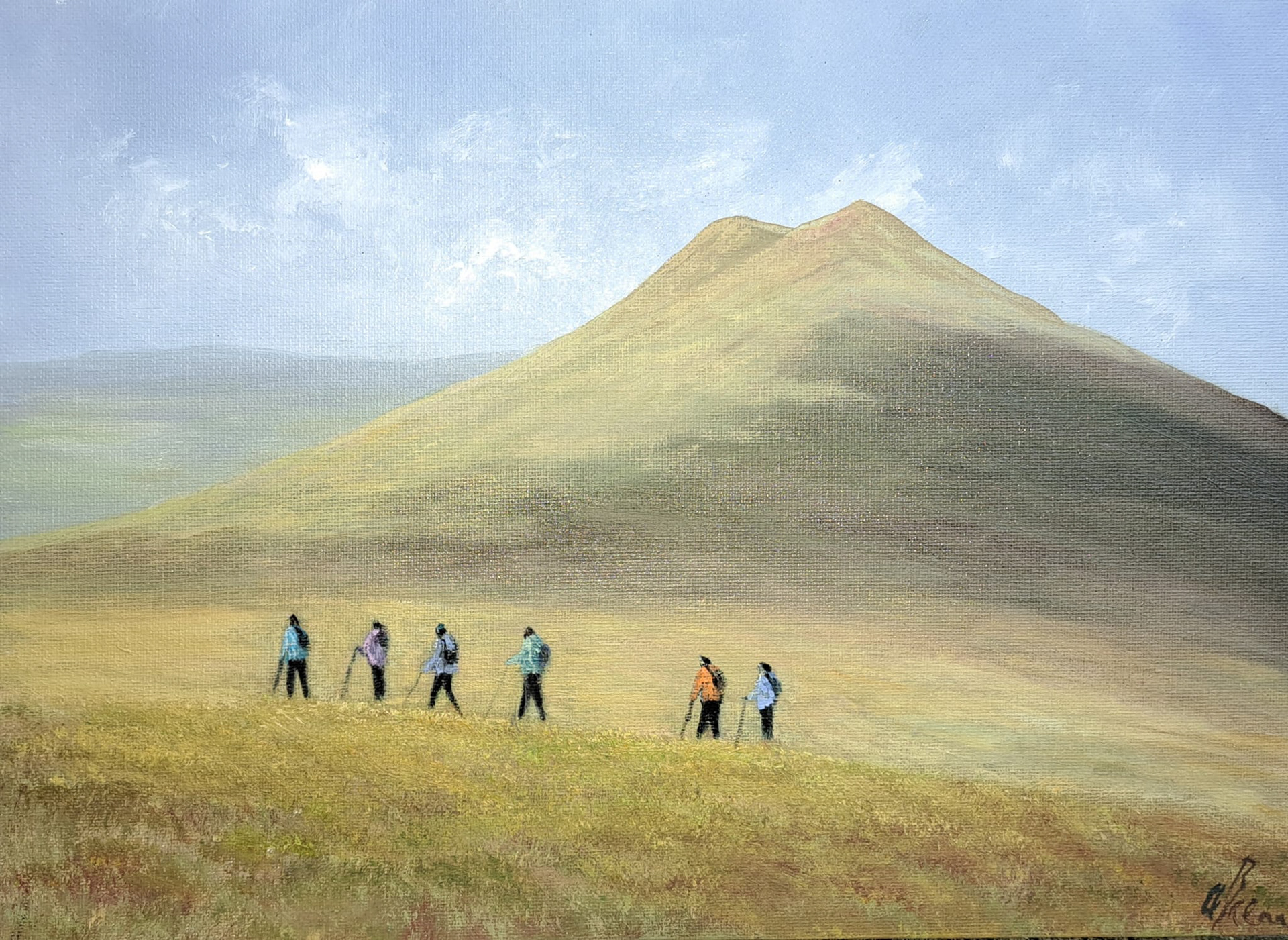(3) A Day in the Galtees' 10" x 14" Canvas, 16" x 20" Framed - €400