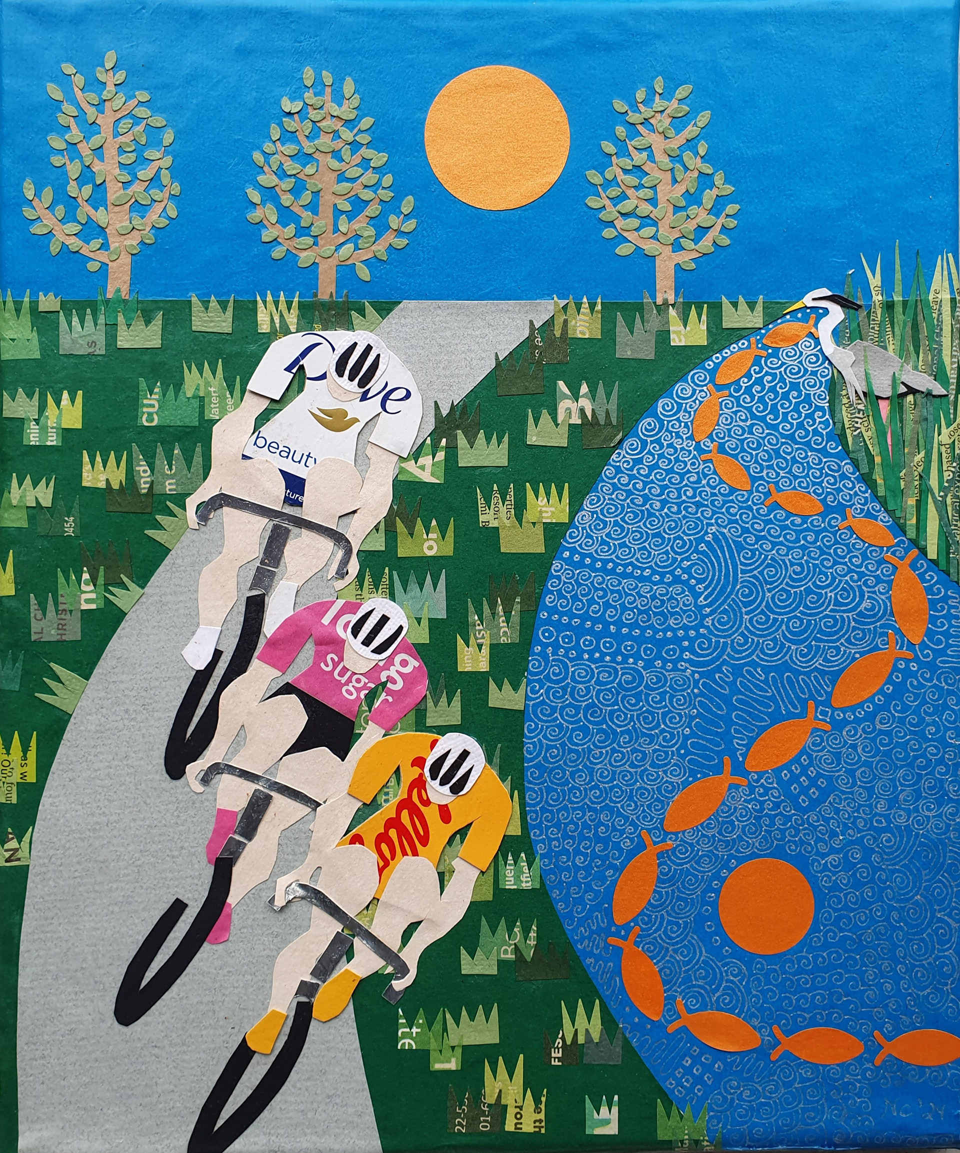 Passing the Poulakerry Tower House 11" x 13", €70 (framed)