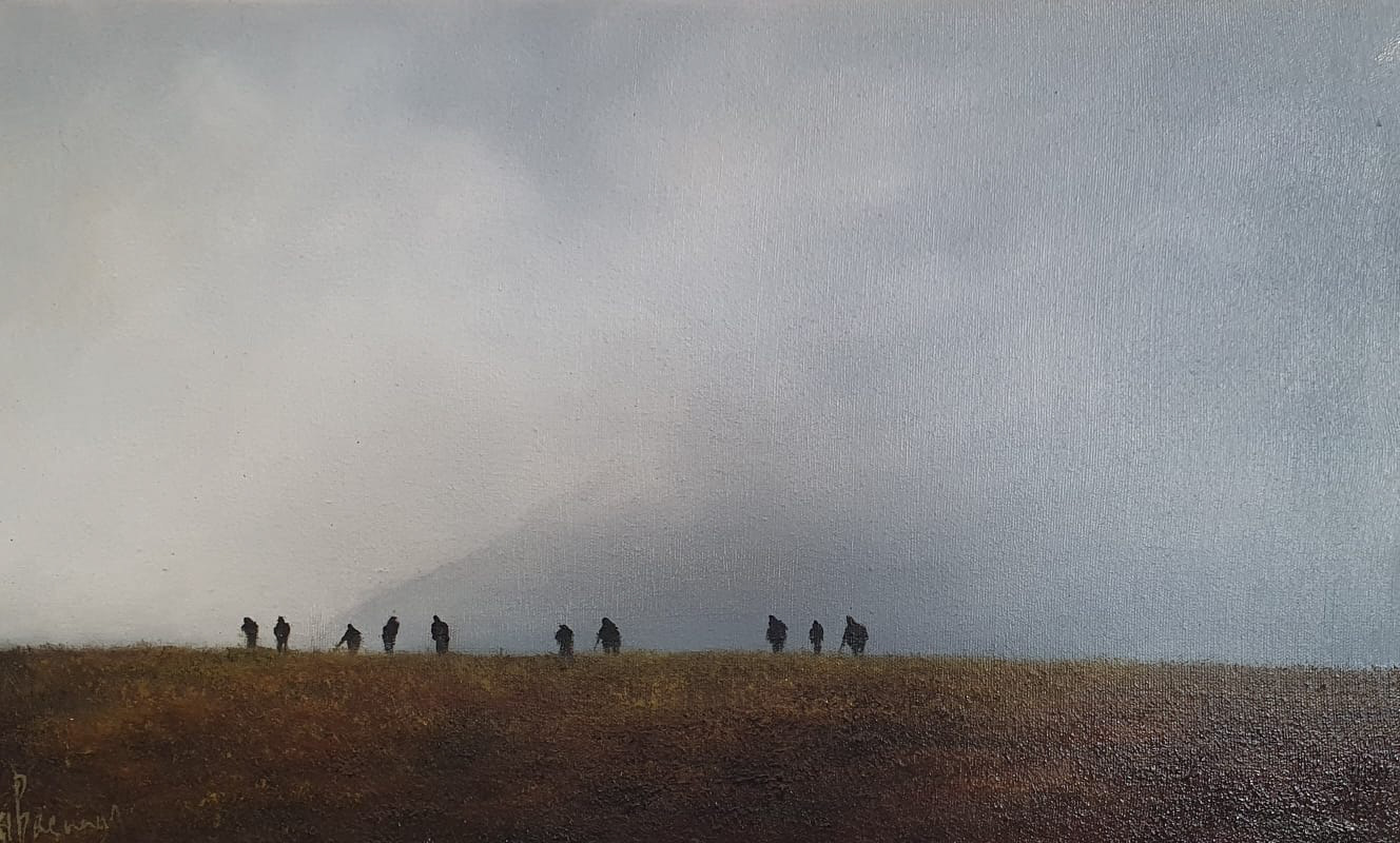 (7) Heading Home 10" x 16", framed 16" x 22" €450