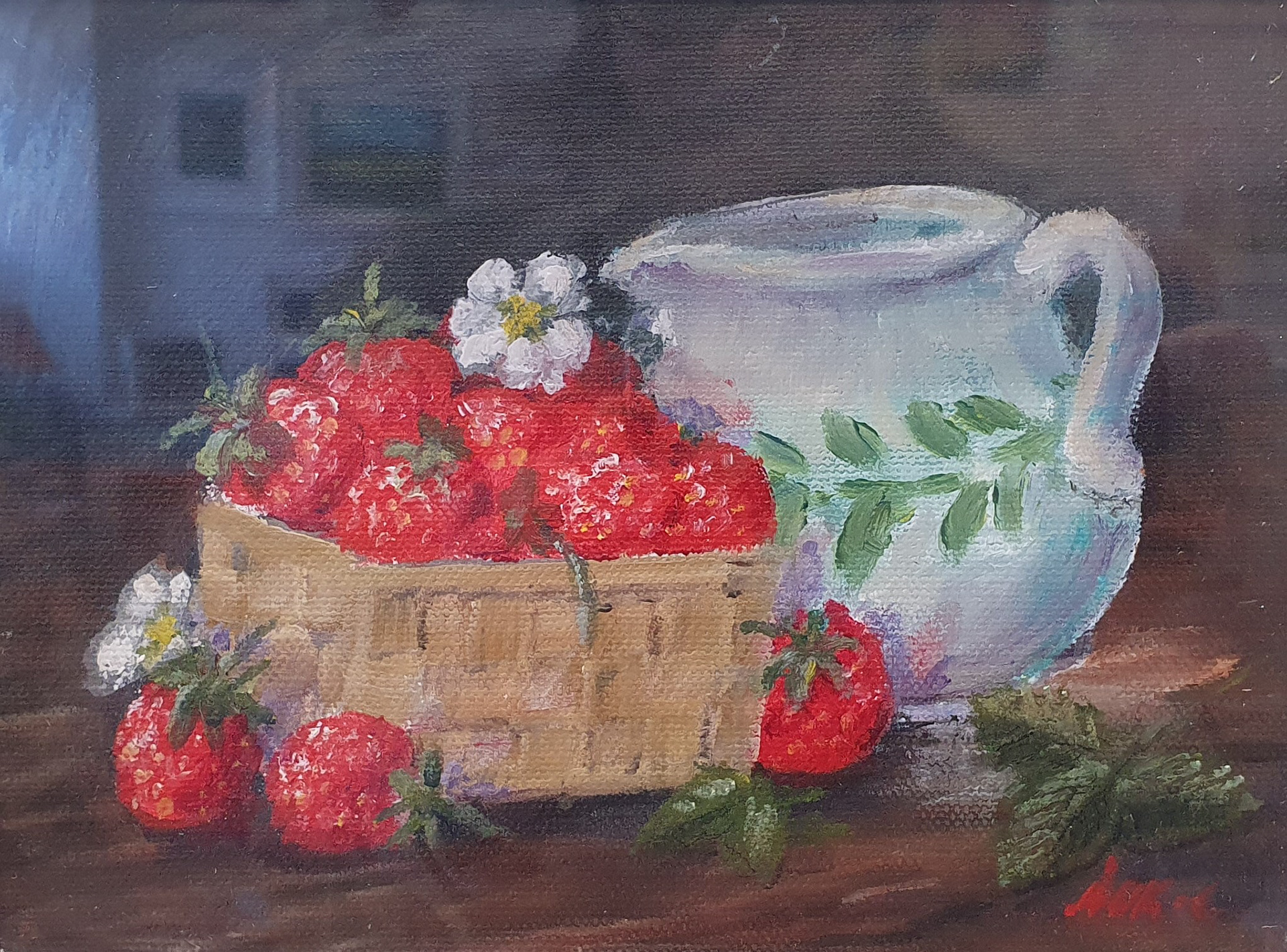 Simply Delicious, 17" x 15", €225 (framed/glass)