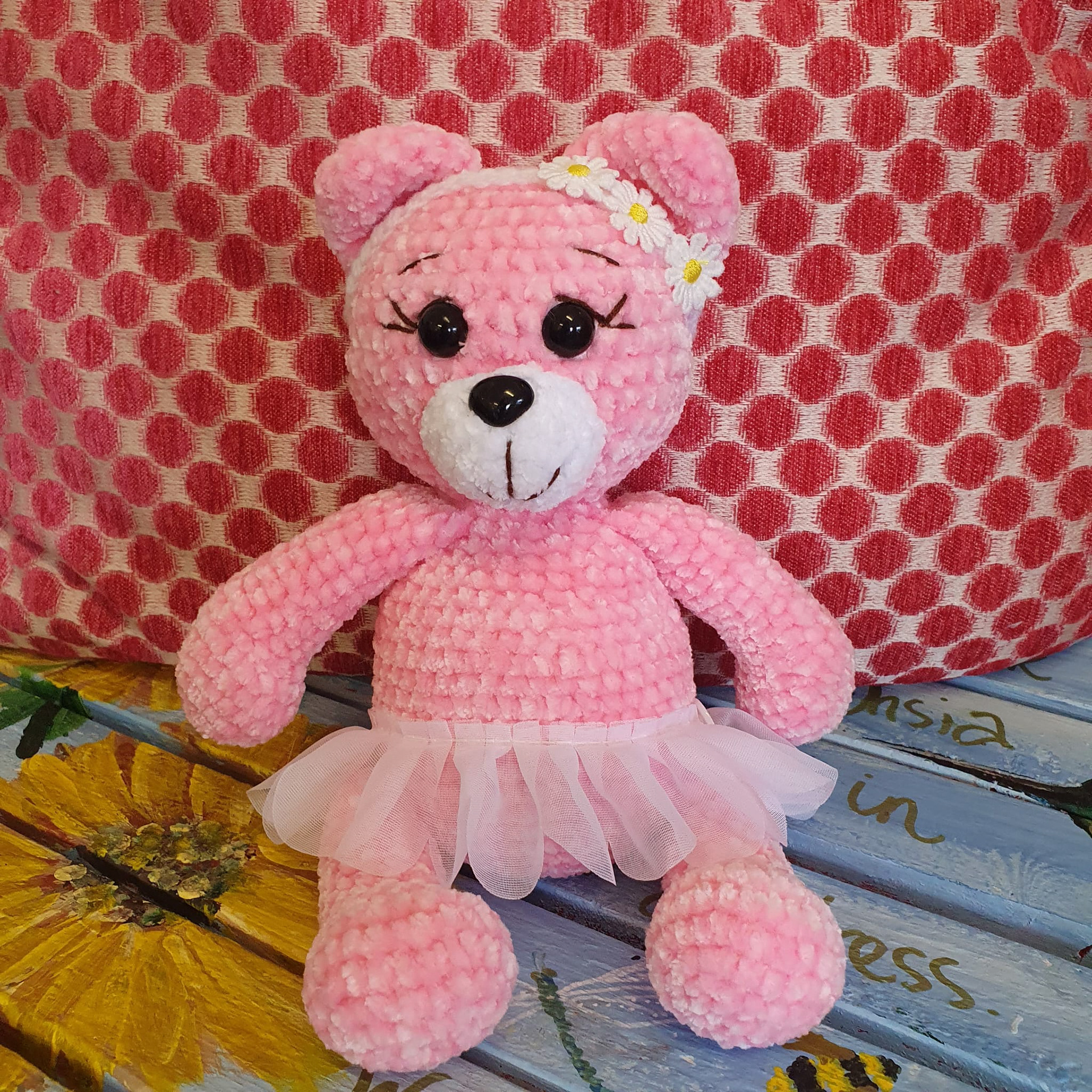 SOLD IM003 Juliet - Ballerina Bear €25 (10"H)