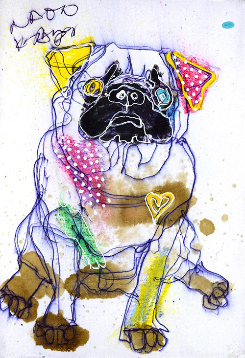 19048　俺が答えだ 質問するなよ　パグ