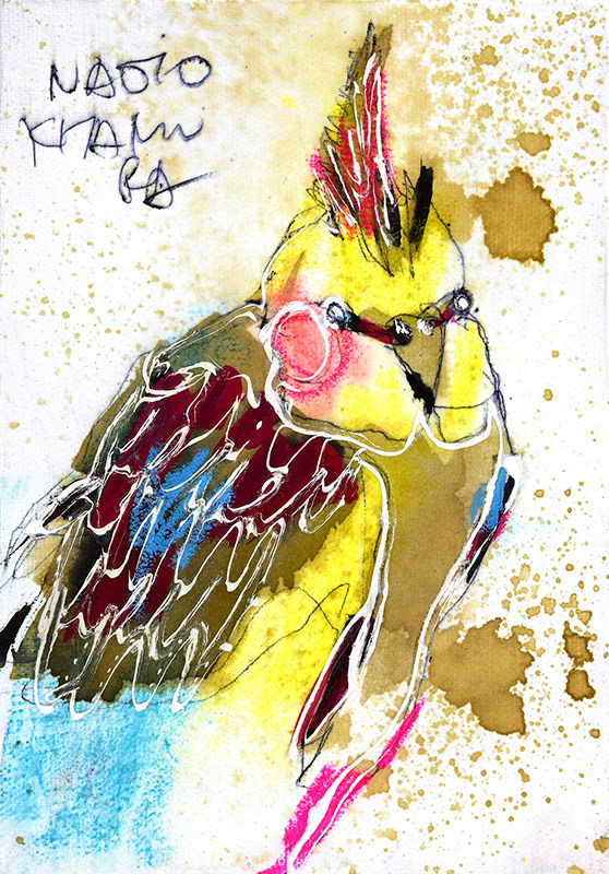 21756　会社バーベキューって、上司が奥さんとか連れてくるようなやつ？オカメインコ