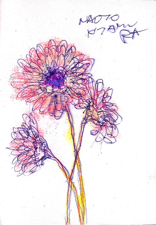 19050　俺が行っちまったらお前はさみしがる　花