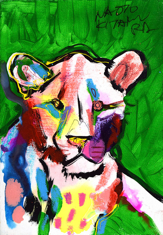 21045　暴力がカッコいいと思ってるの？　ライオン