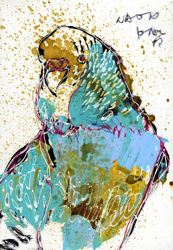 20237　教科書読んだだけで理解できる人もいるけれど　インコ