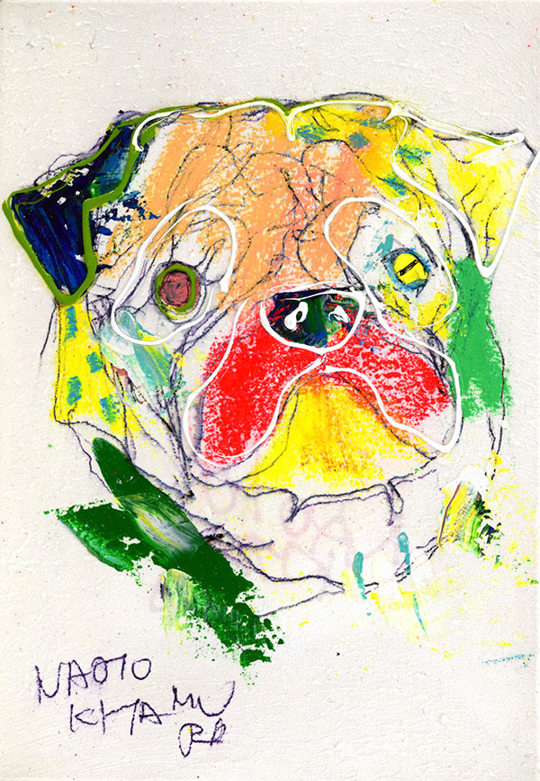 19971　たまには自分を褒めてやってパグ