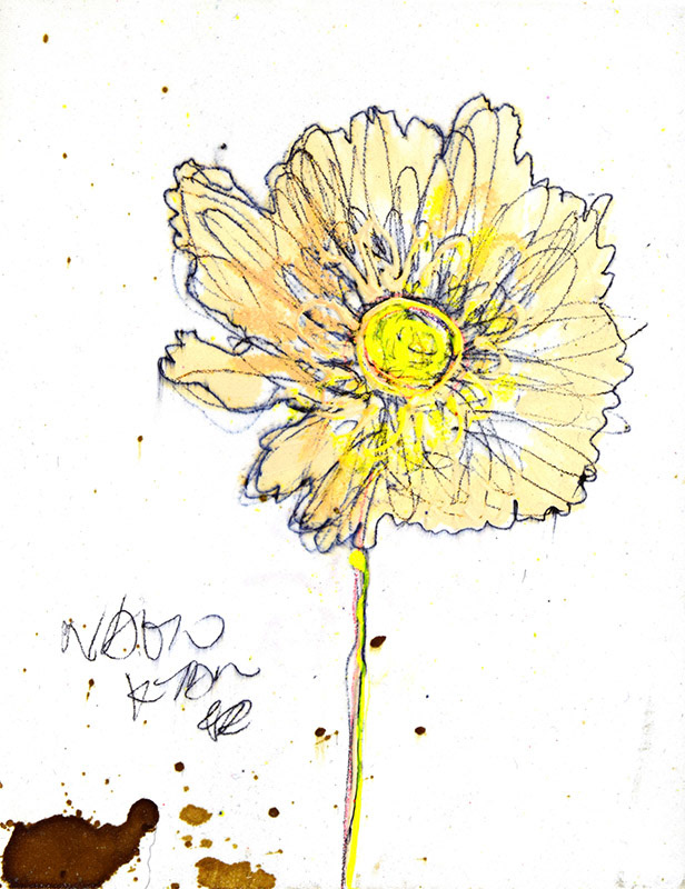 20035　自分のまちがいを誤魔化し謝らずしかも人のせいにする　花