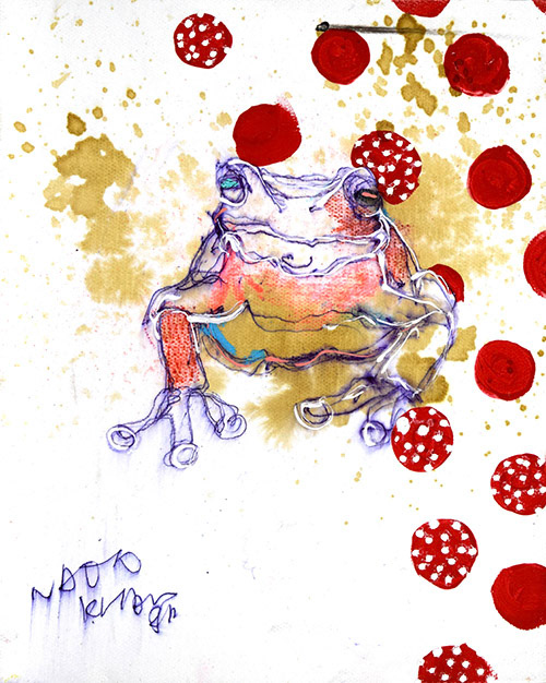 19064　今夜こそは 夢が教えてくれるかも　カエル