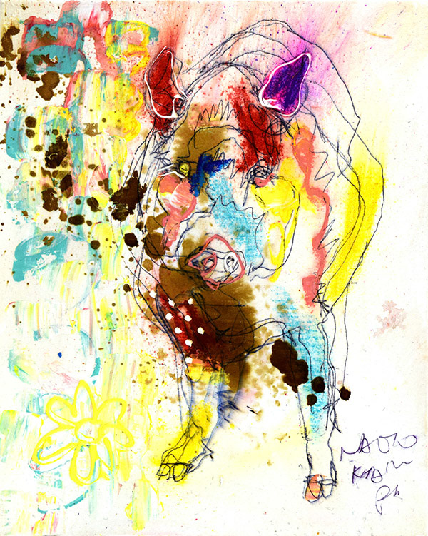 19988　僕らは見ないといけないだろうね　イノシシ