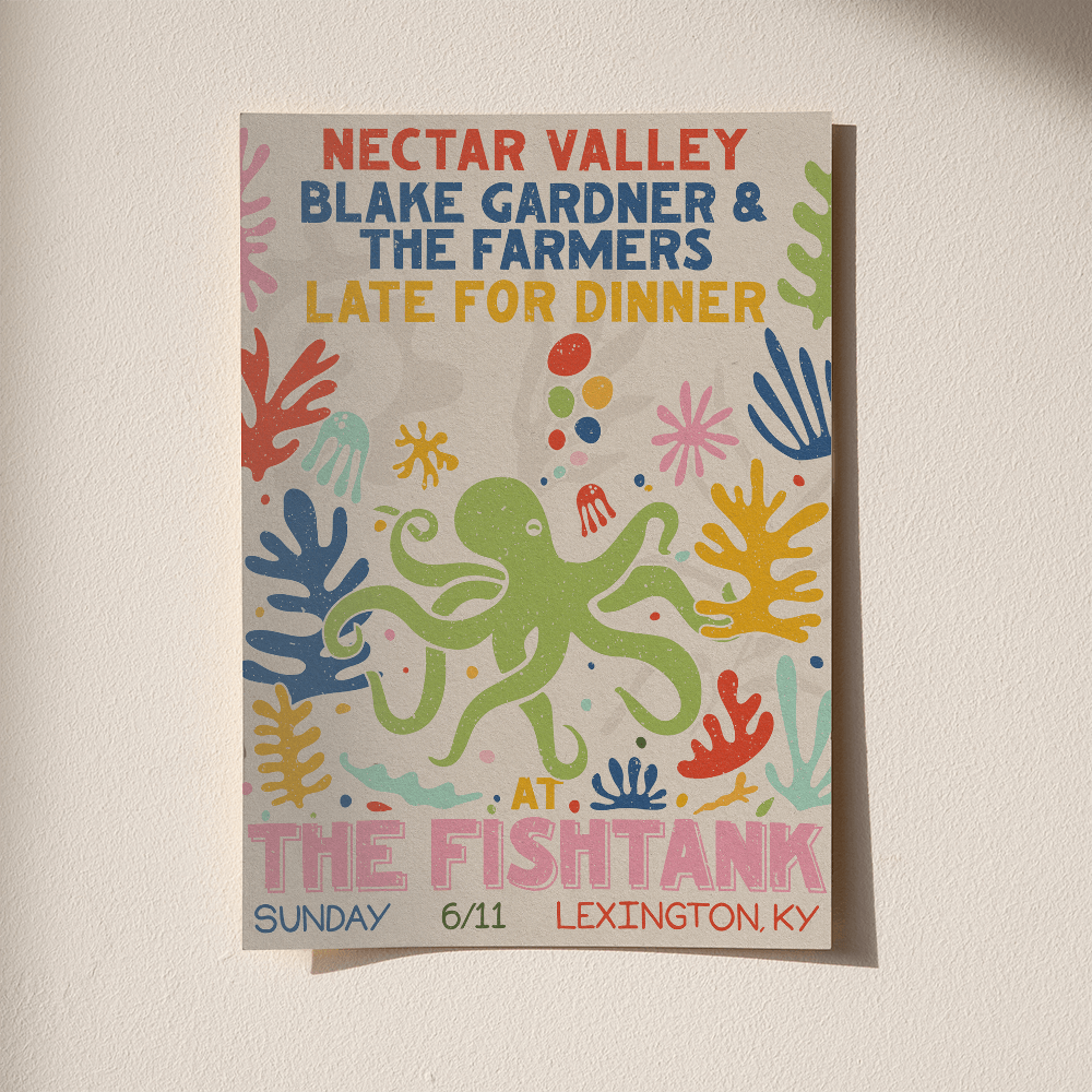 Nectar Valley - Gig Poster