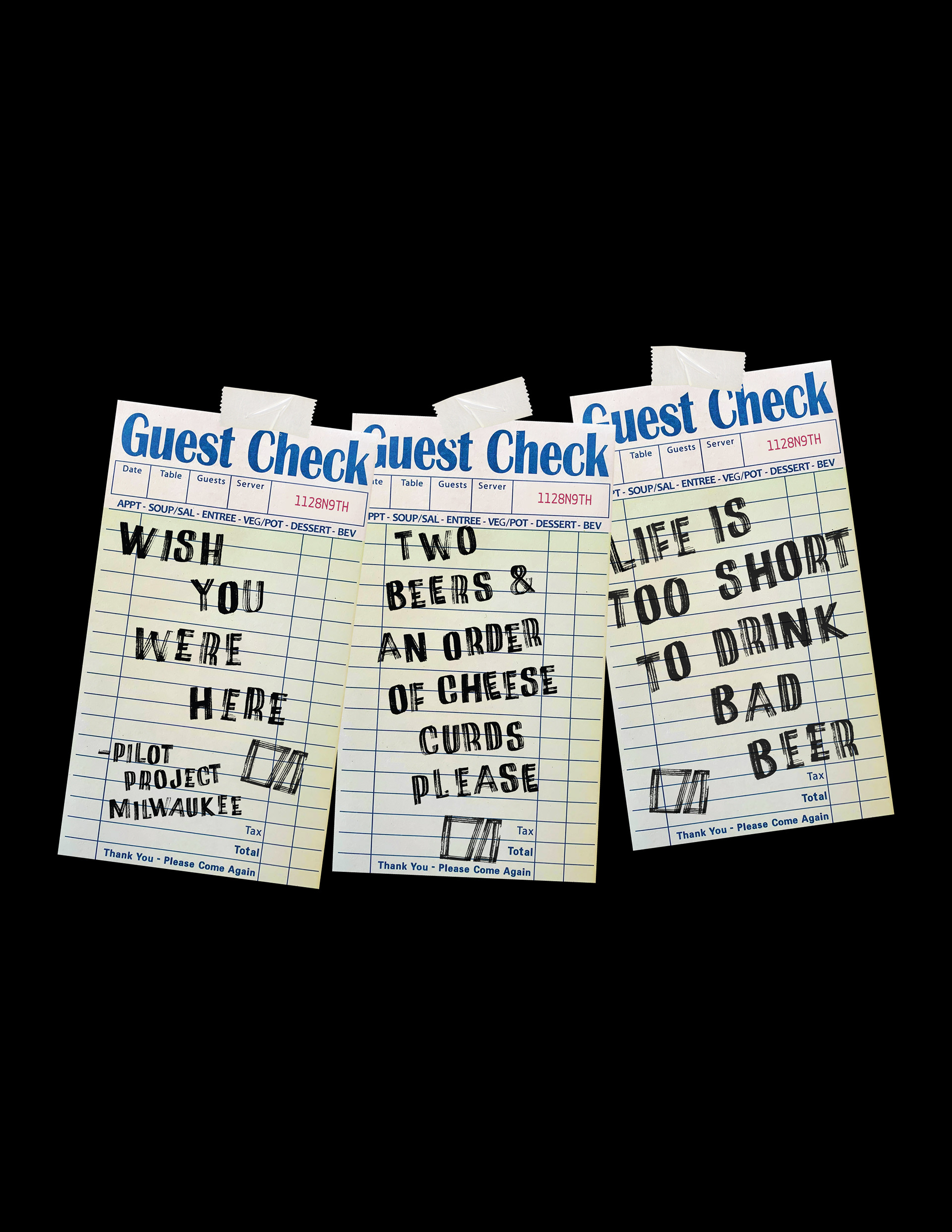 Guest Check Design