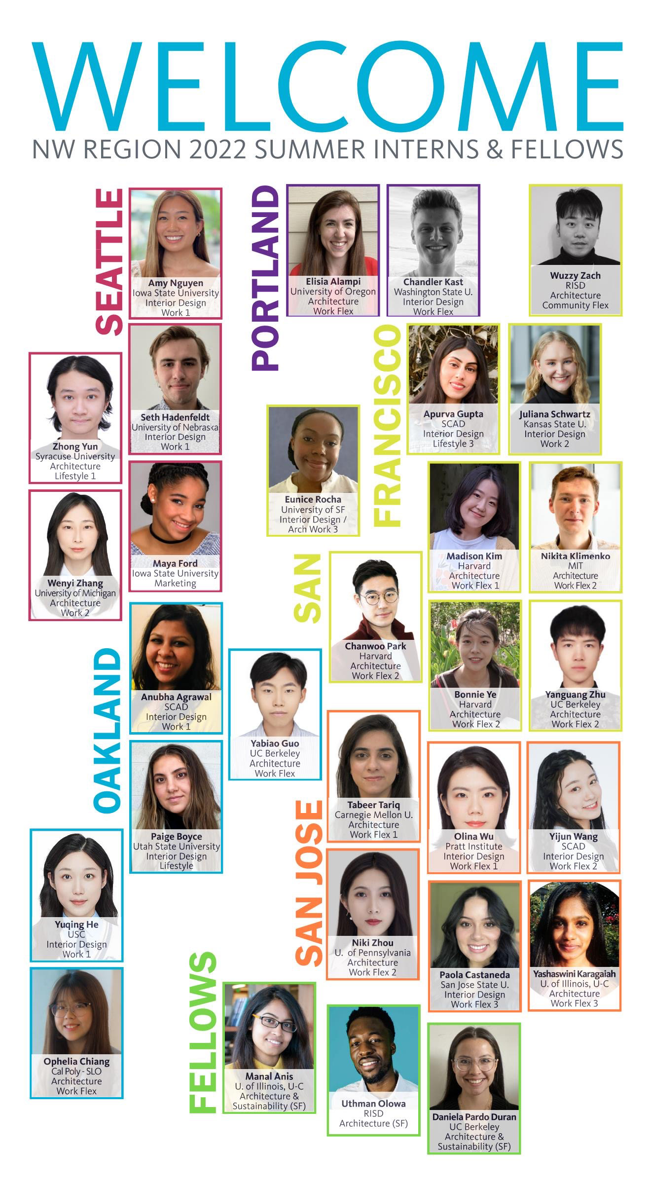 Gensler Northwest Region Summer 2022