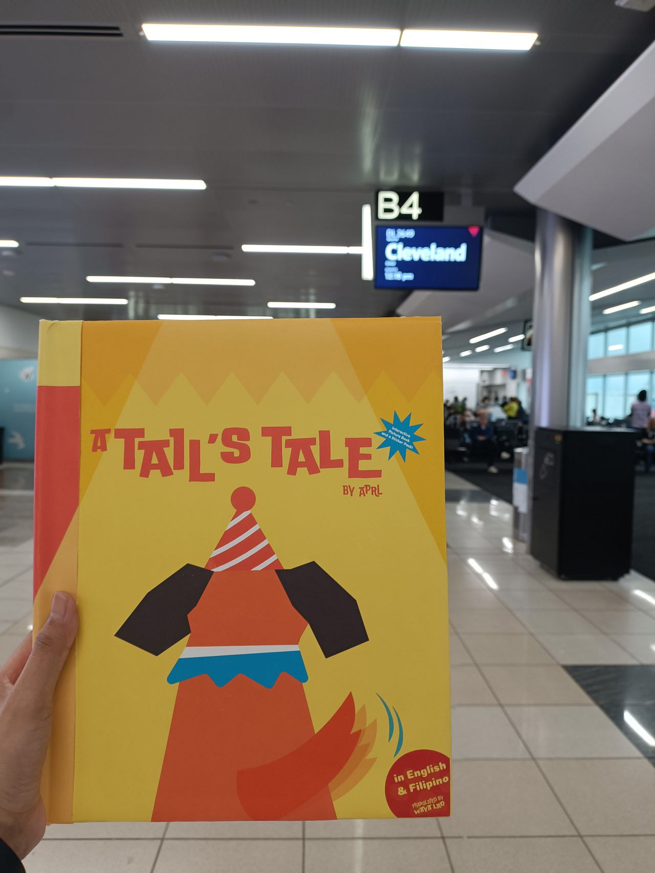A Tail's Tale on the way to the Movable Book Society Conference 2023 at Cleveland, Ohio