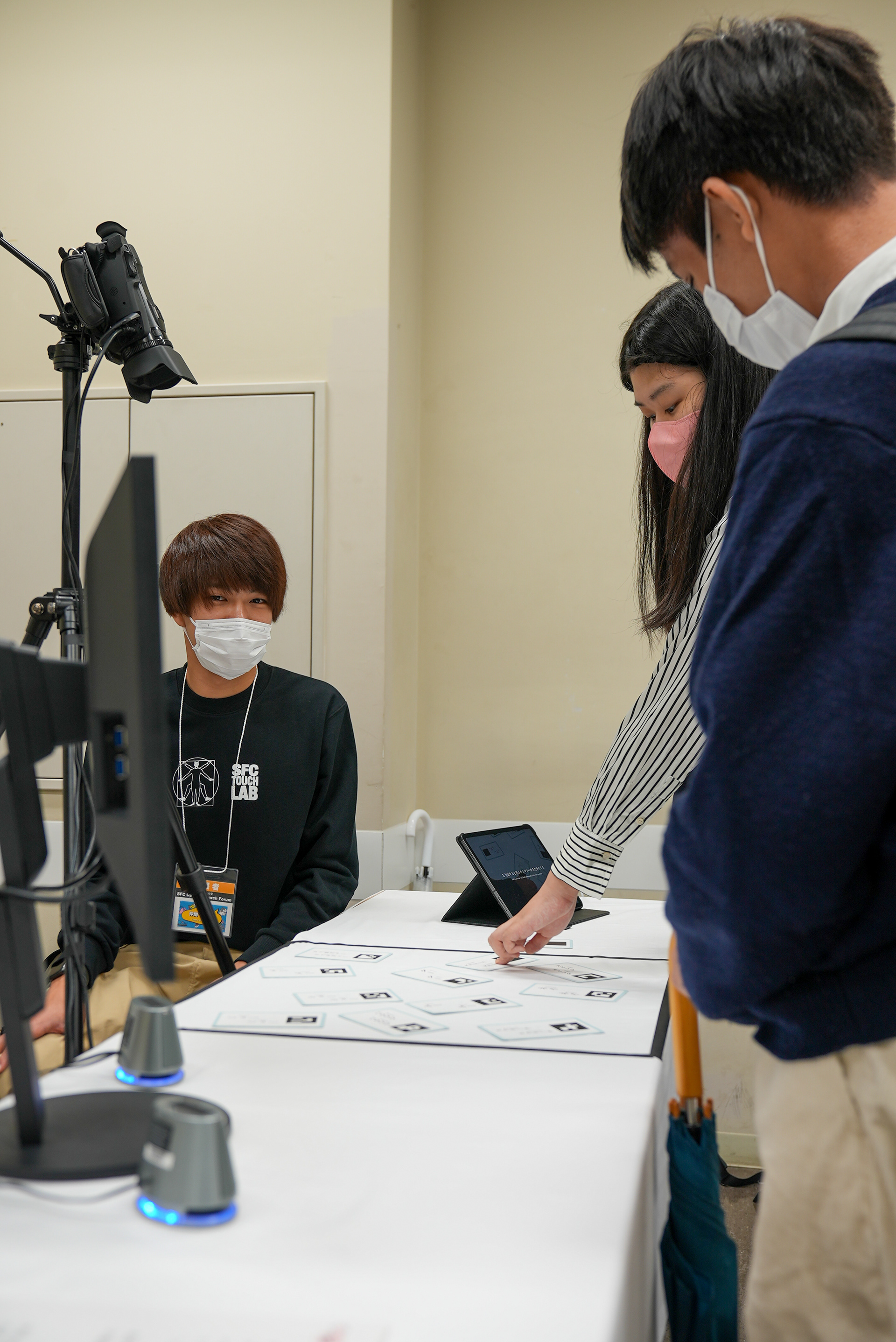 Exhibition at Keio University Shonan Fujisawa Campus, Nov. 2022