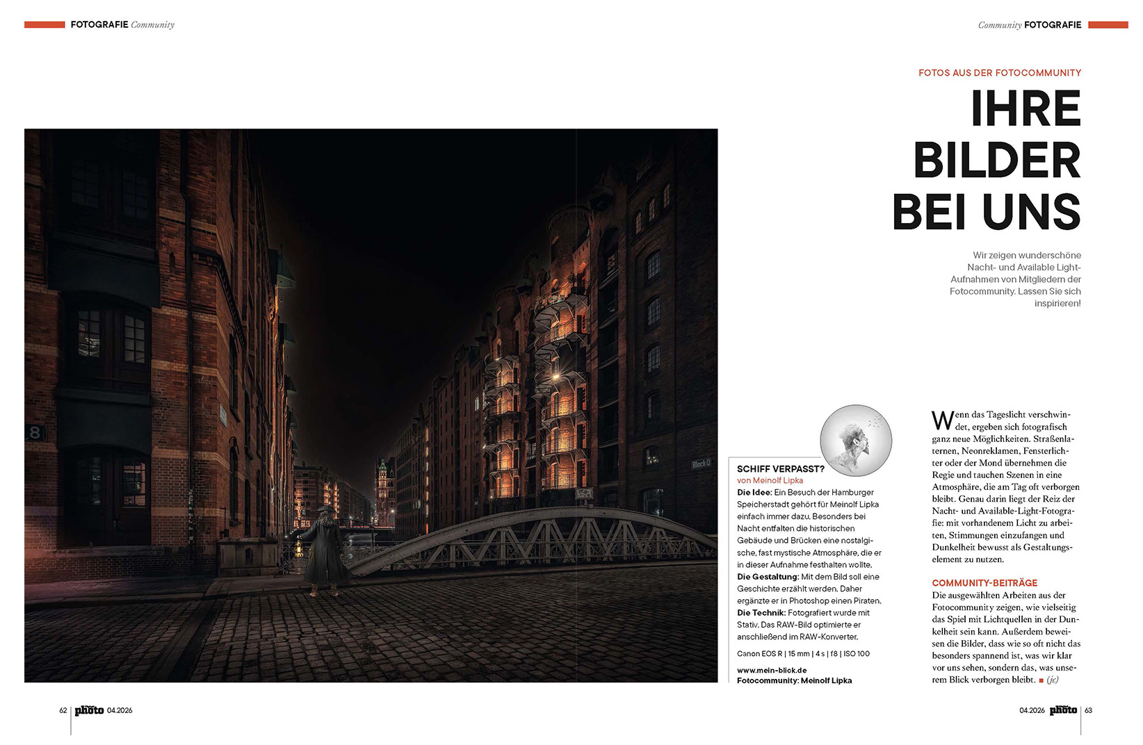 04.03.2026  Zeitschrift DigitalPHOTO Ausgabe 04/2026  Artikel: Ihre Bilder bei uns