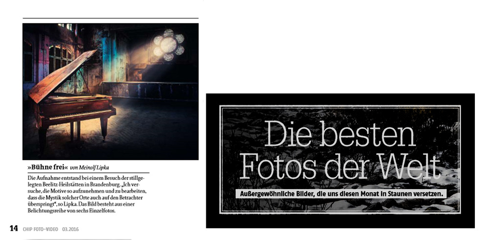 03.02.2016  Zeitschrift CHIP Foto Video   Ausgabe 03/2016  Artikel: Die besten Fotos der Welt