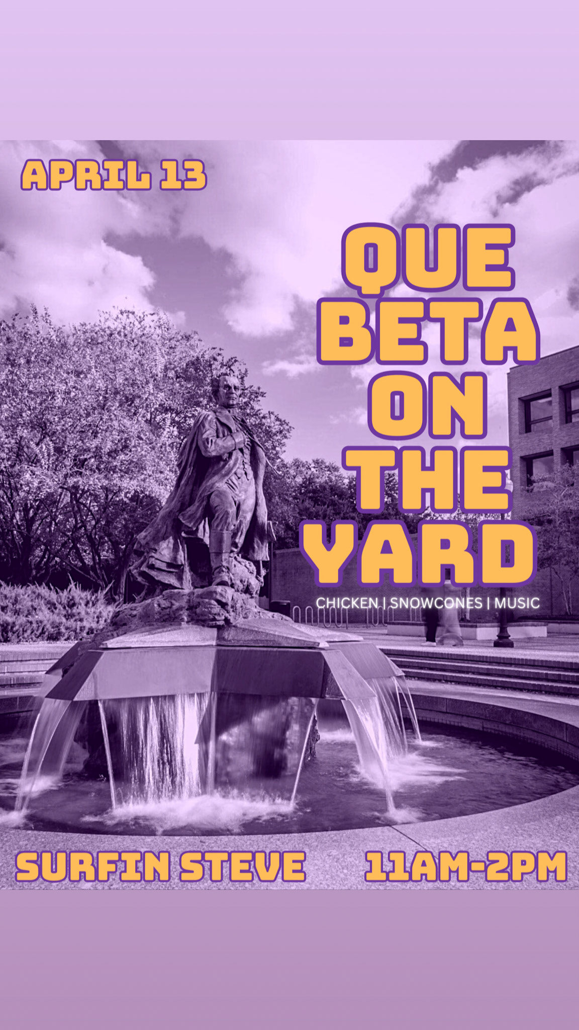 QUE BETA FEEDS THE YARD - 1