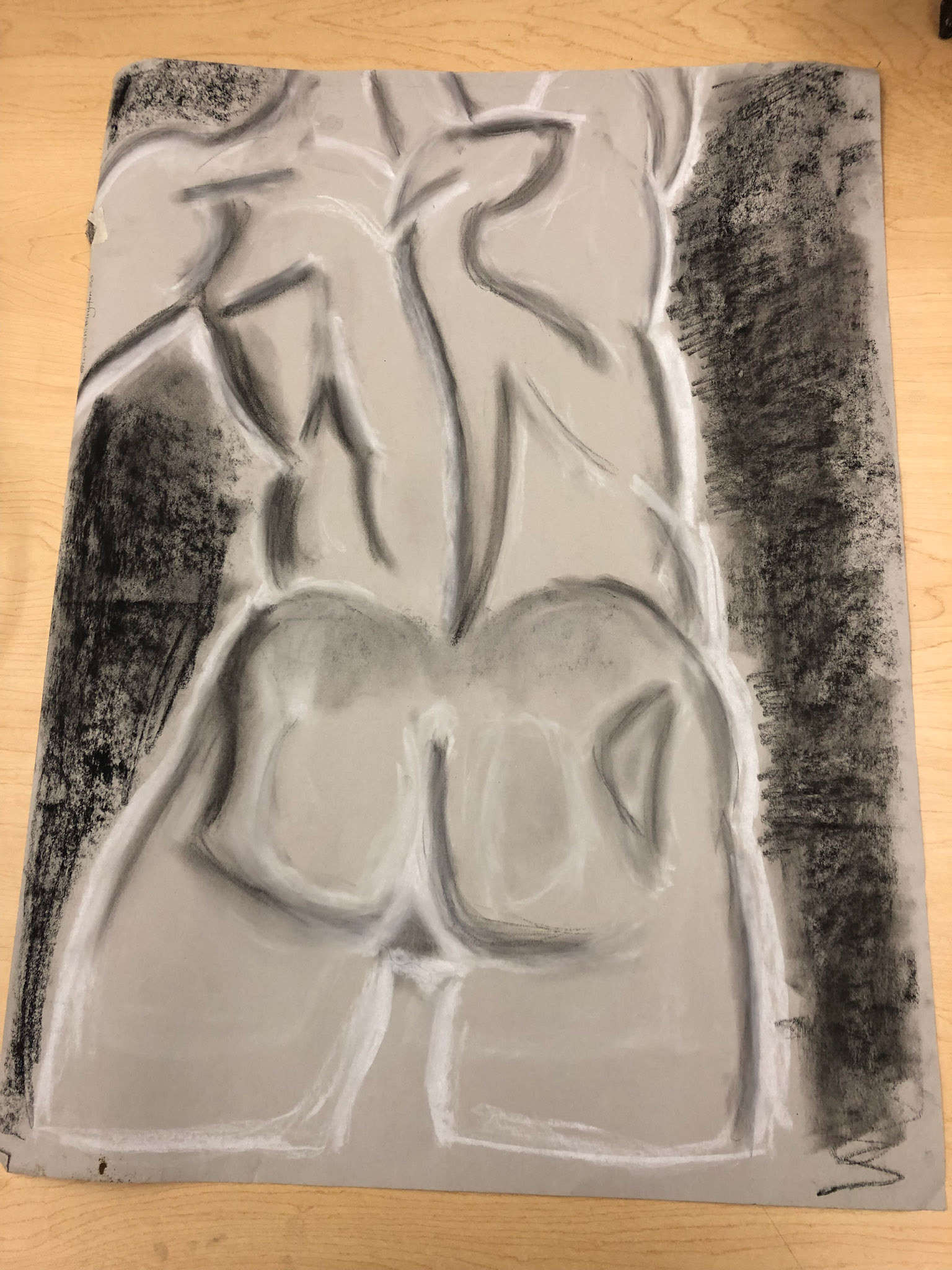 Sculpture(Charcoal)