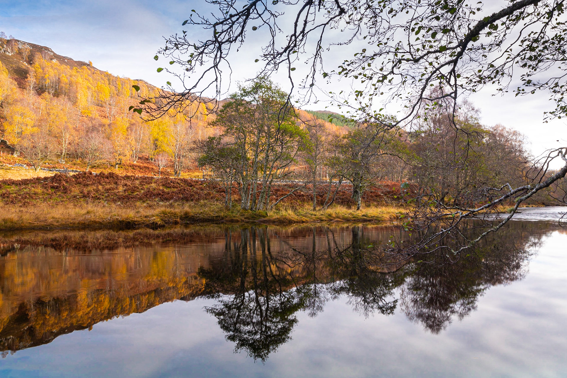Reflections - Loch Craskie, Glen Cannich