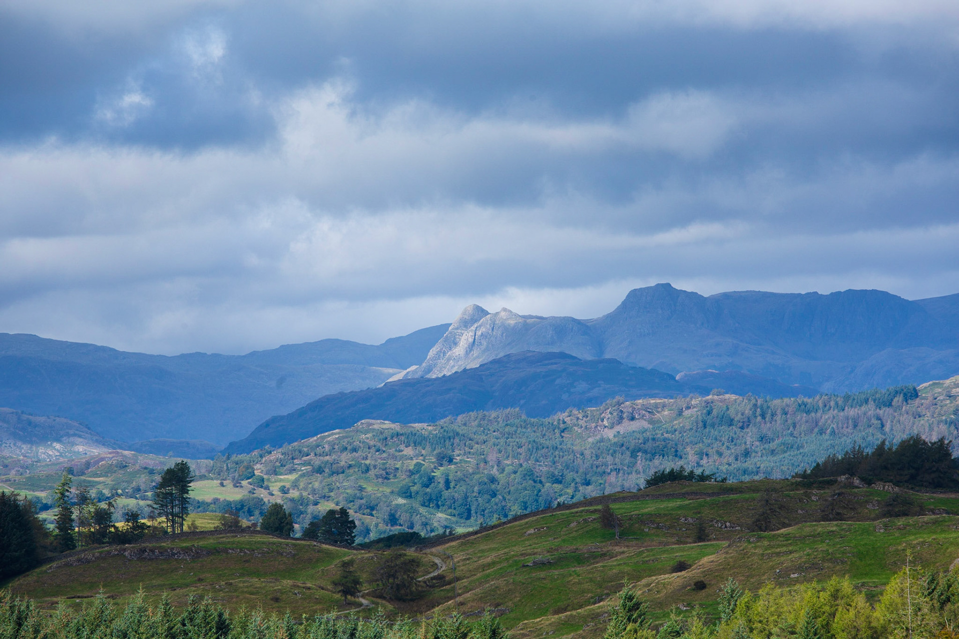 Langdales - from From Hill 229