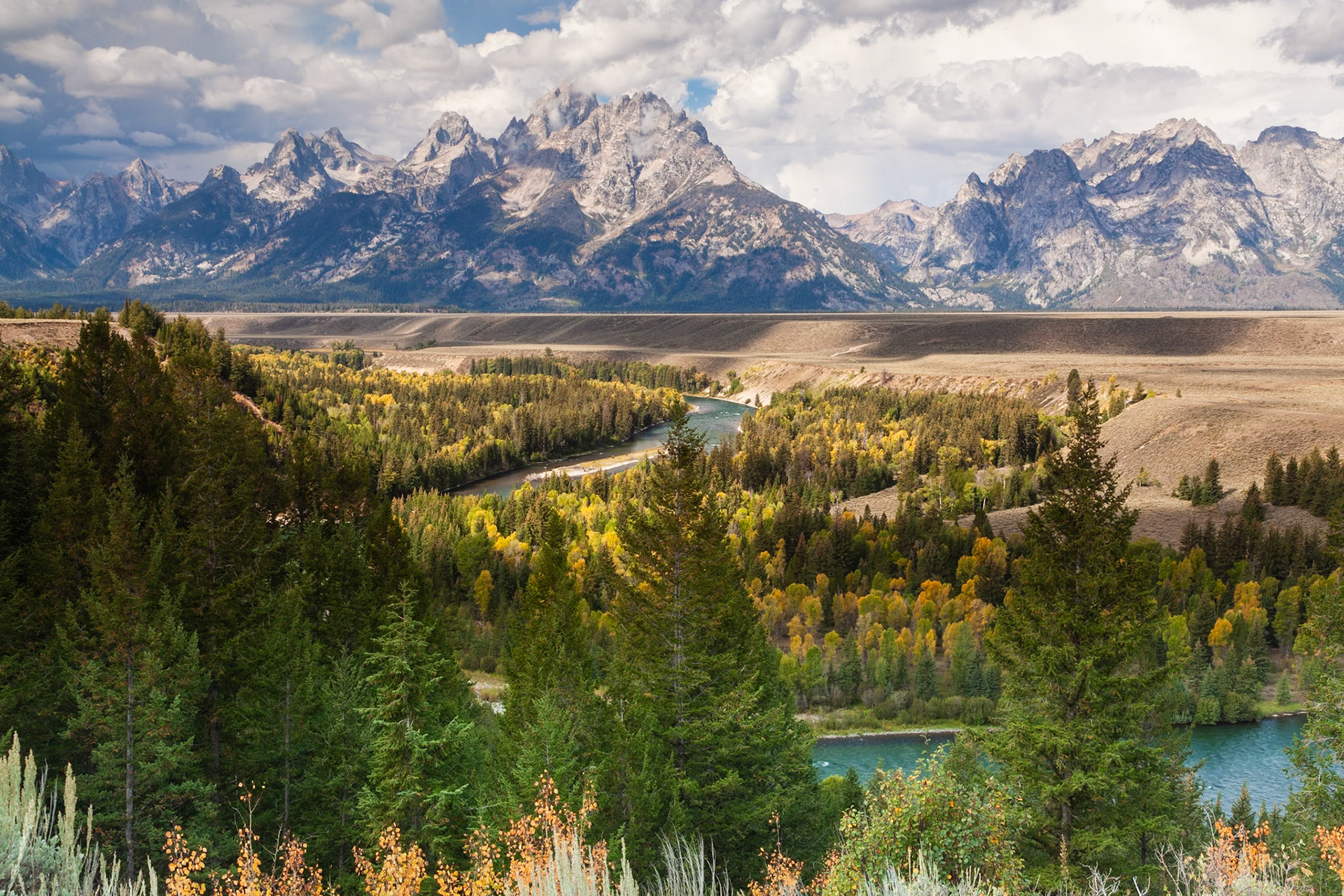 Ansel Admas reprise - Snake River, Grand Tetons