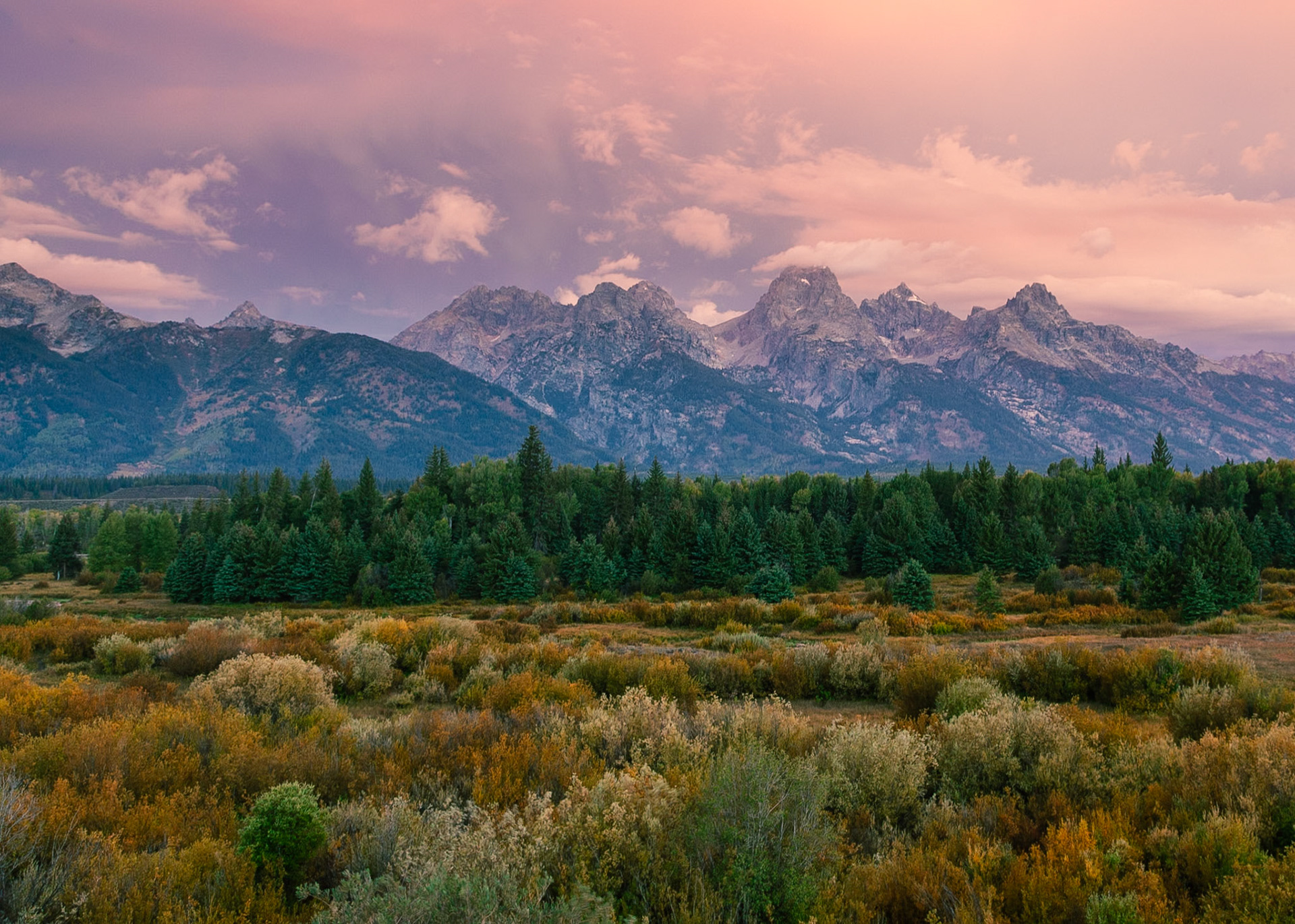 Blacktail Ponds at dawn
