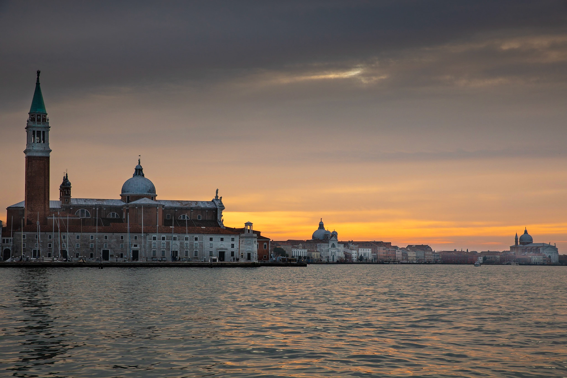 San Giogio, Zitelle and Redentore - along Guidecca canal