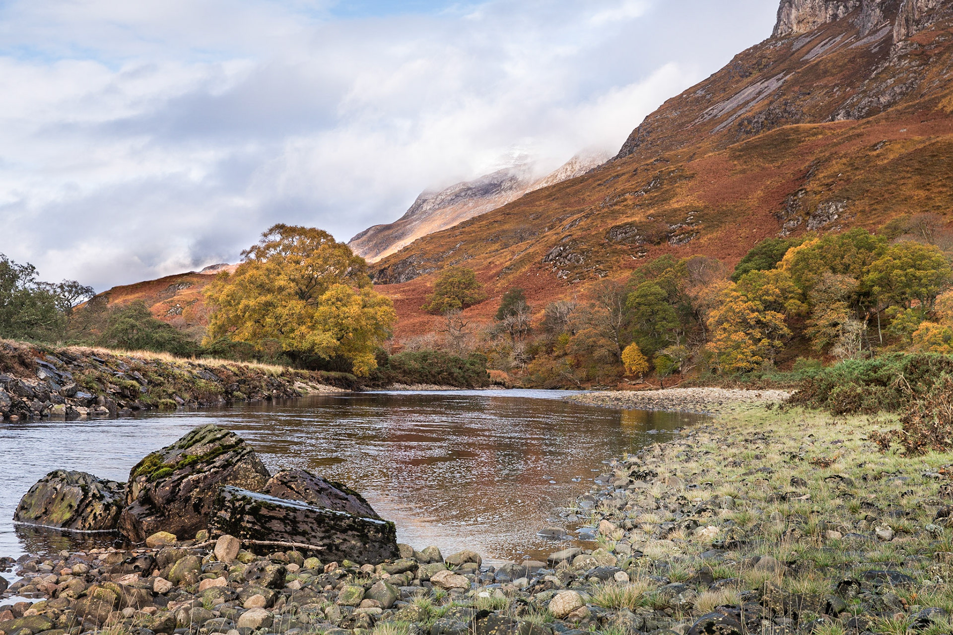 Autumn Colours along Kinlochewe River