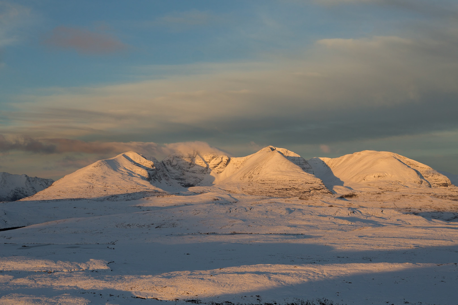 An Teallach - Just after the pinks and mauves had fled