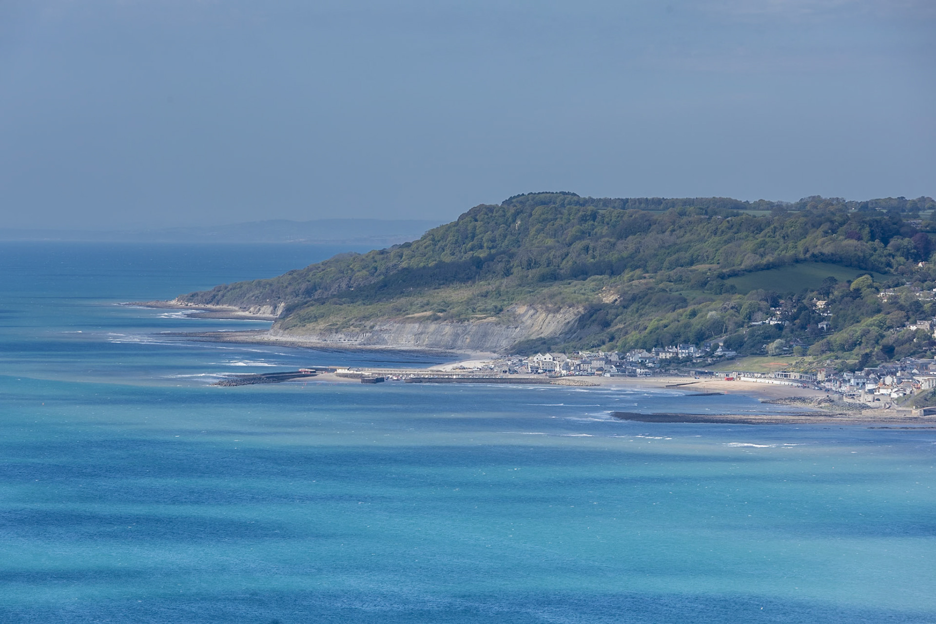 Lyme Regis from Golden Gap