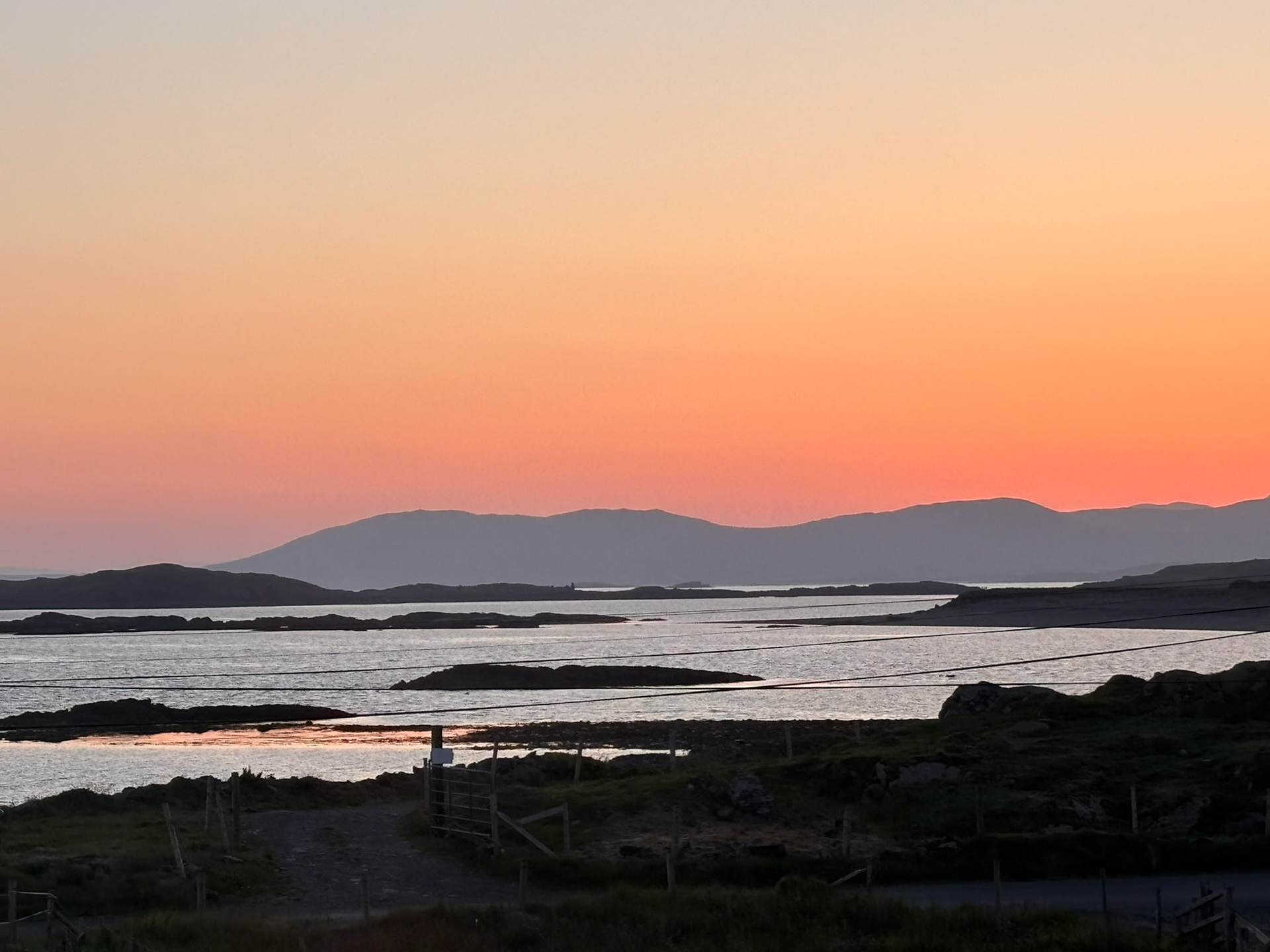 Sunrise over Connemara