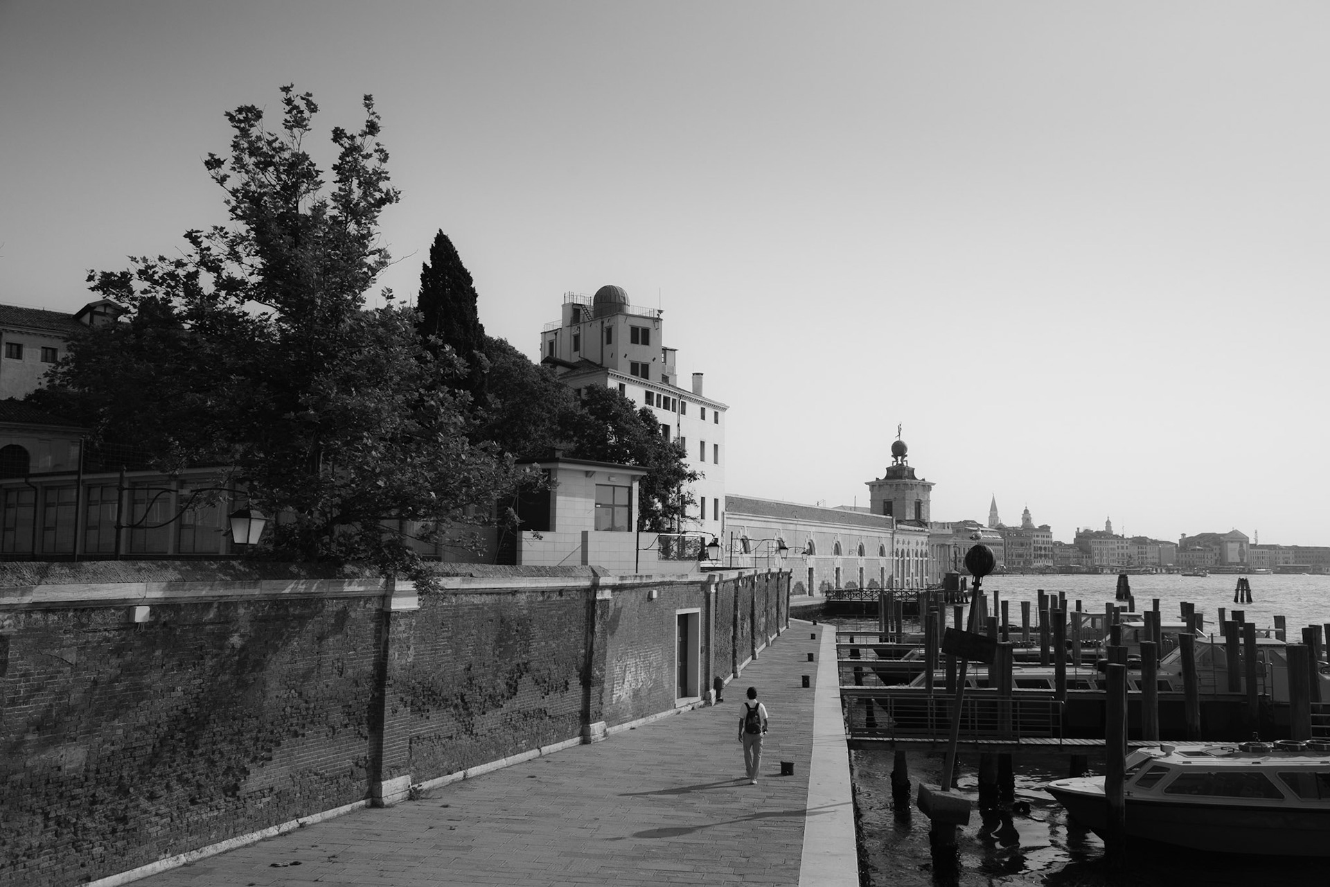 Along Guideccs canalway looking to San Marco