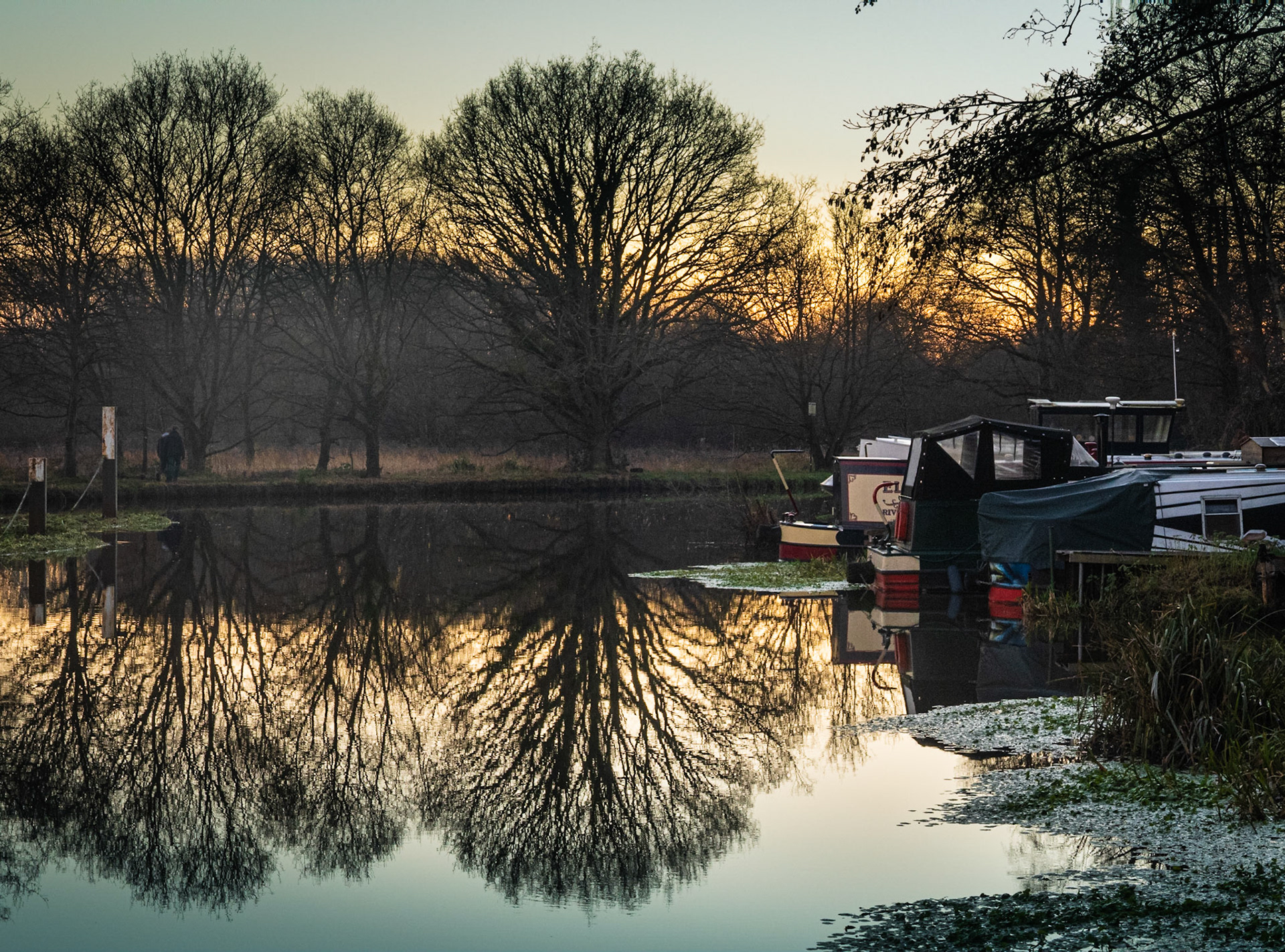 Dusk near Walsham Lock
