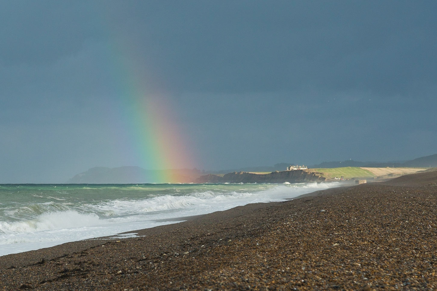 The rain was about to come in!
