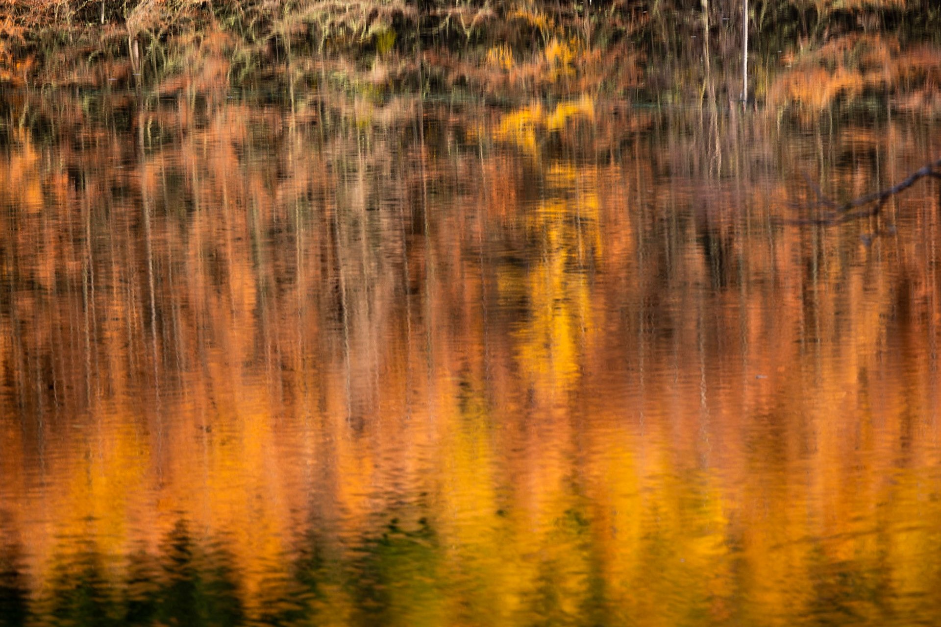 Hot Reflections - Loch Craskie, Glen Cannich