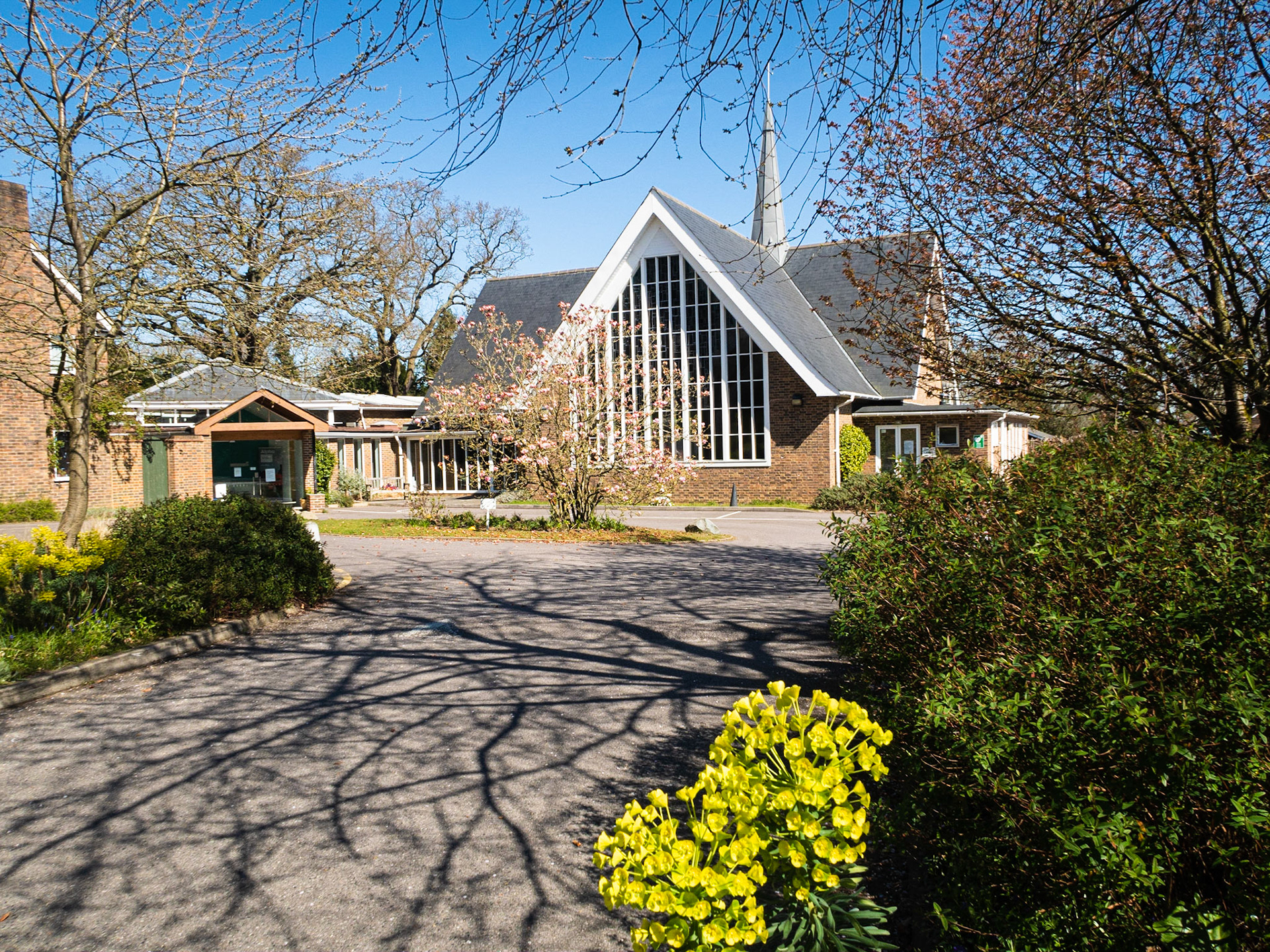 With a maze to solve before entry!