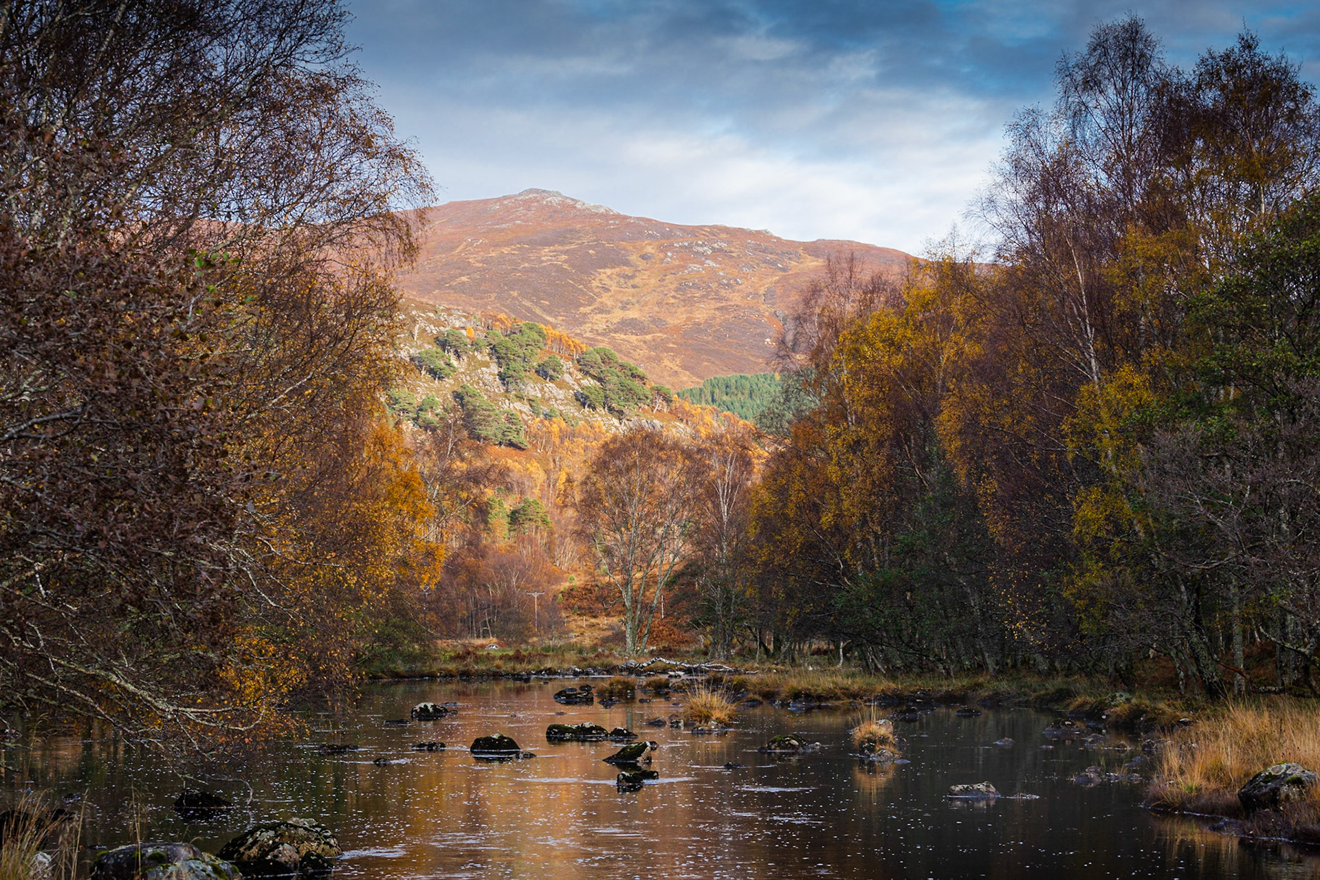 River Cannich - towards dusk