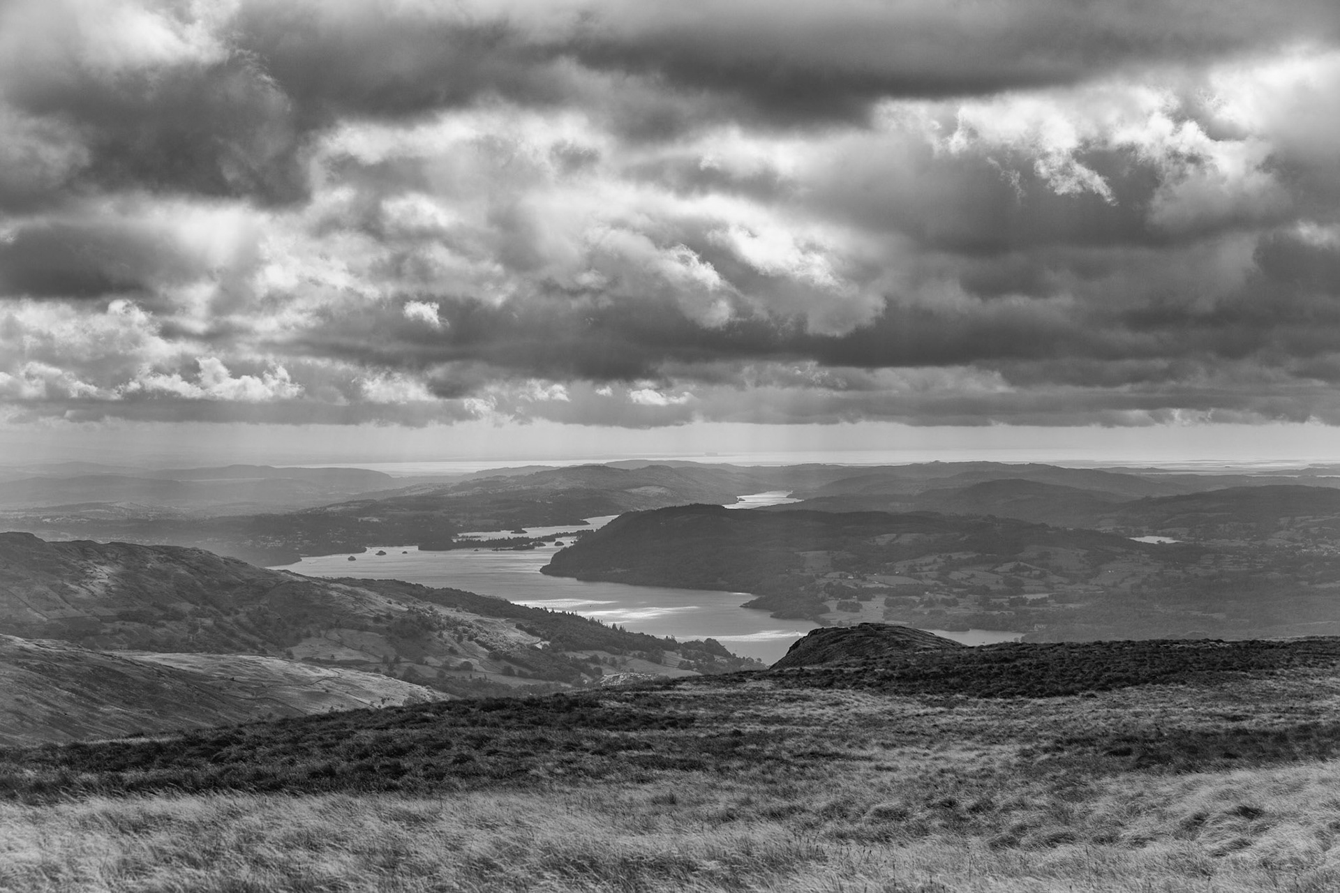 From heights near Dove Crag