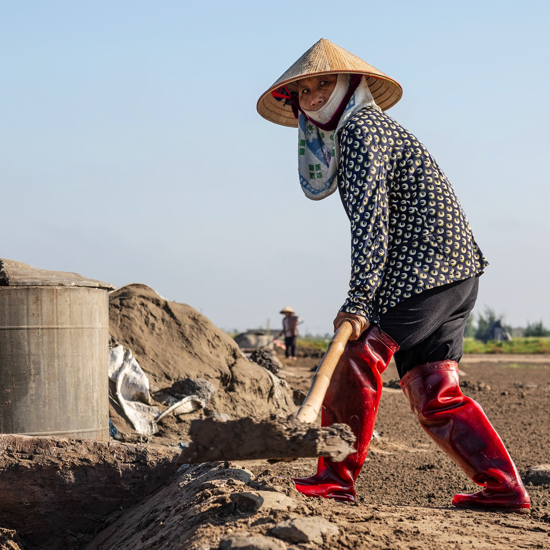 Nimh Binh - travail dans les salines