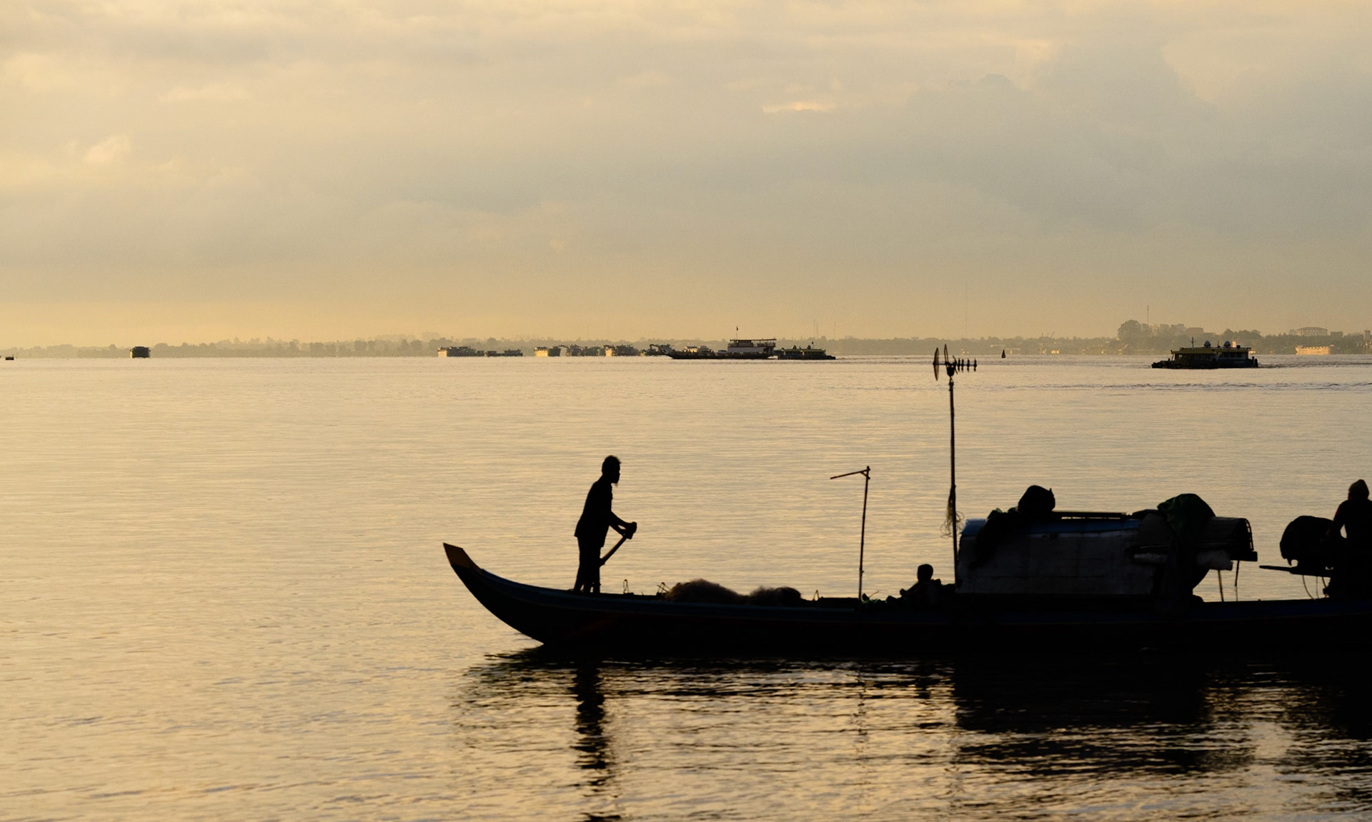 Vie sur le Mékong - Phnom Penh