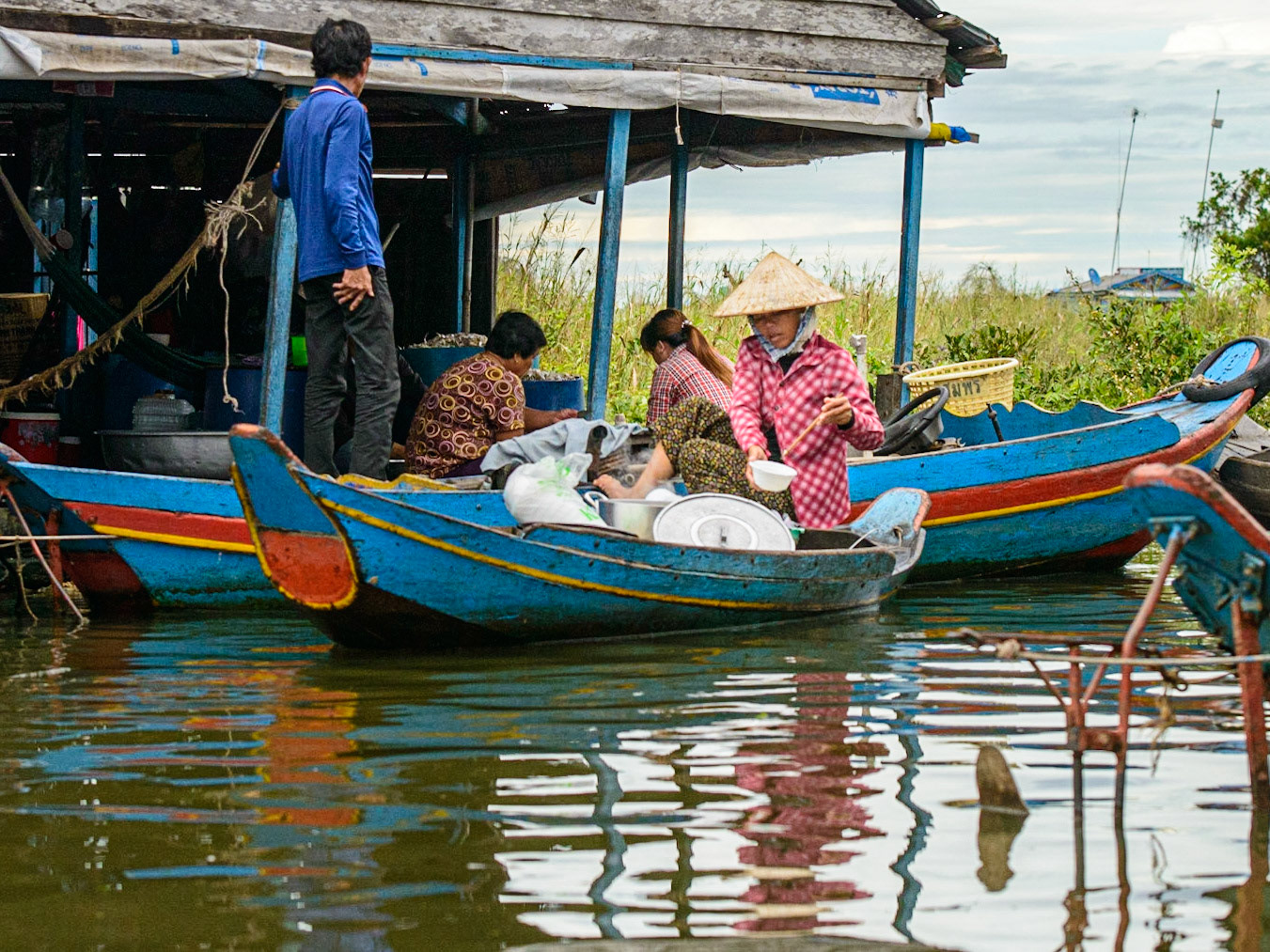 Village flottant - Tonlé Sap