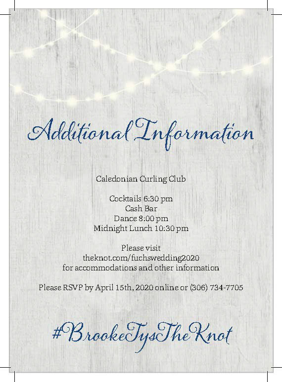 Wedding Invite (back)