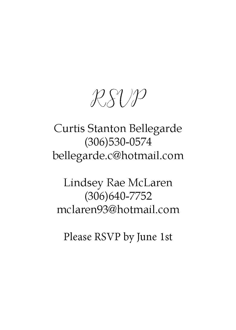 Wedding Invite (back)