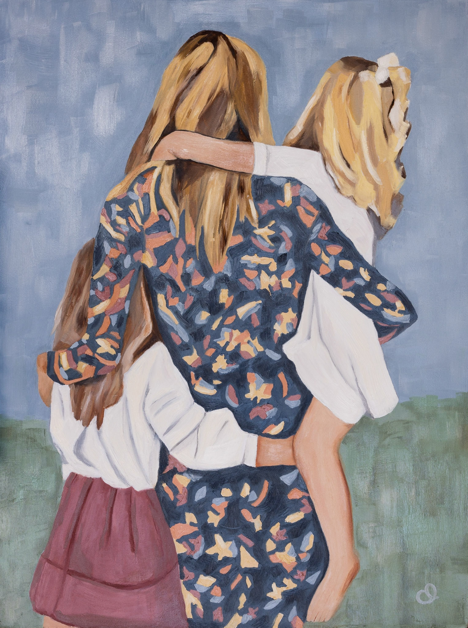'Mother Love 1' -15, oil on board, 410x530, SOLD