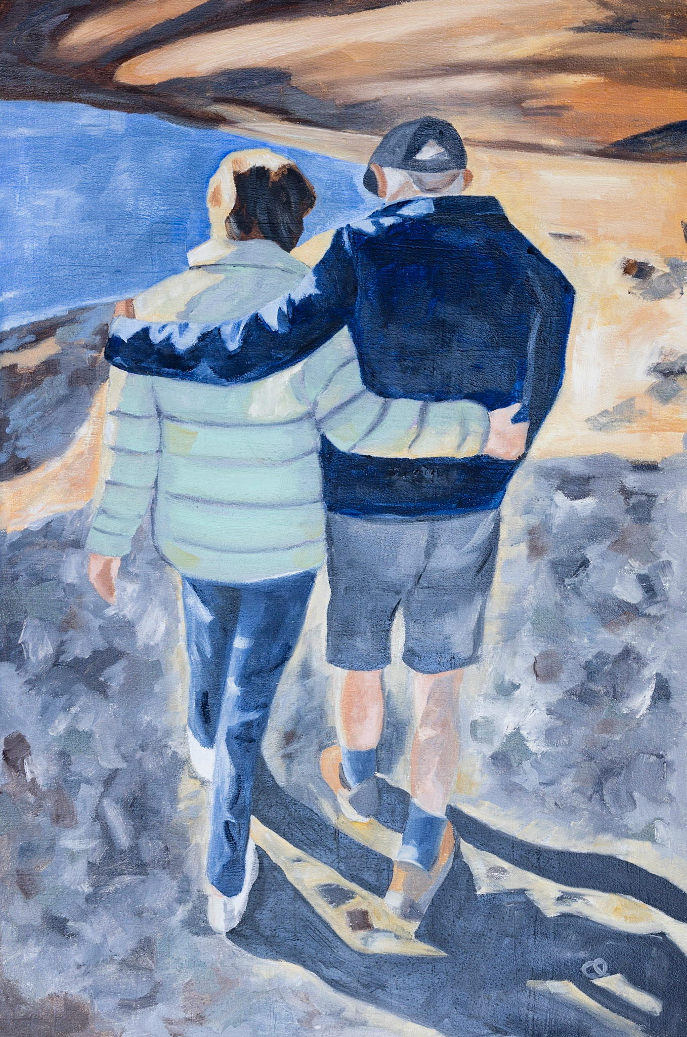 'Carl and Dorothy' -26, oil oon board, 400x600, SOLD