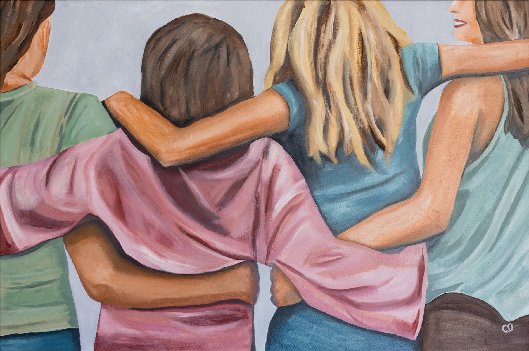 'Miss you, so much'-16, oil on board, 1200.00